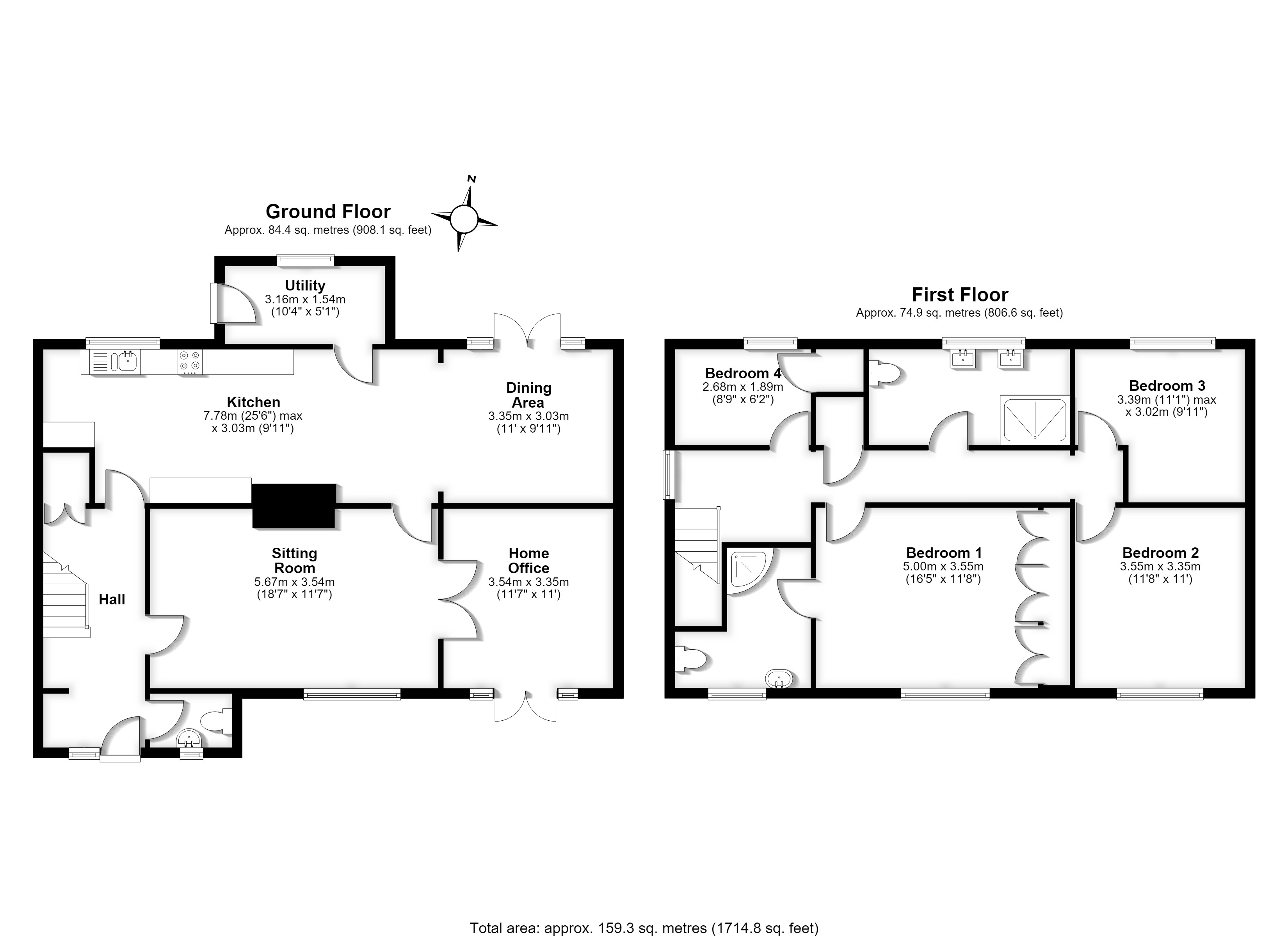 Dell House,, Dell Lane, Nr Bishop's Stortford floorplan