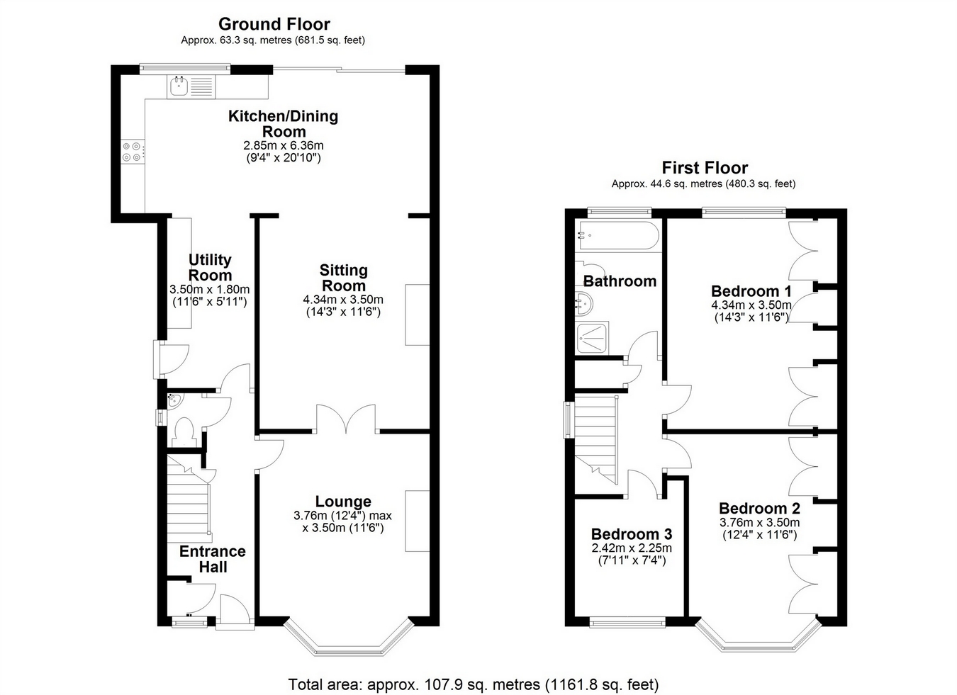 3 Bedrooms Semi-detached house for sale in Pavilion Gardens, Staines-Upon-Thames, Surrey TW18