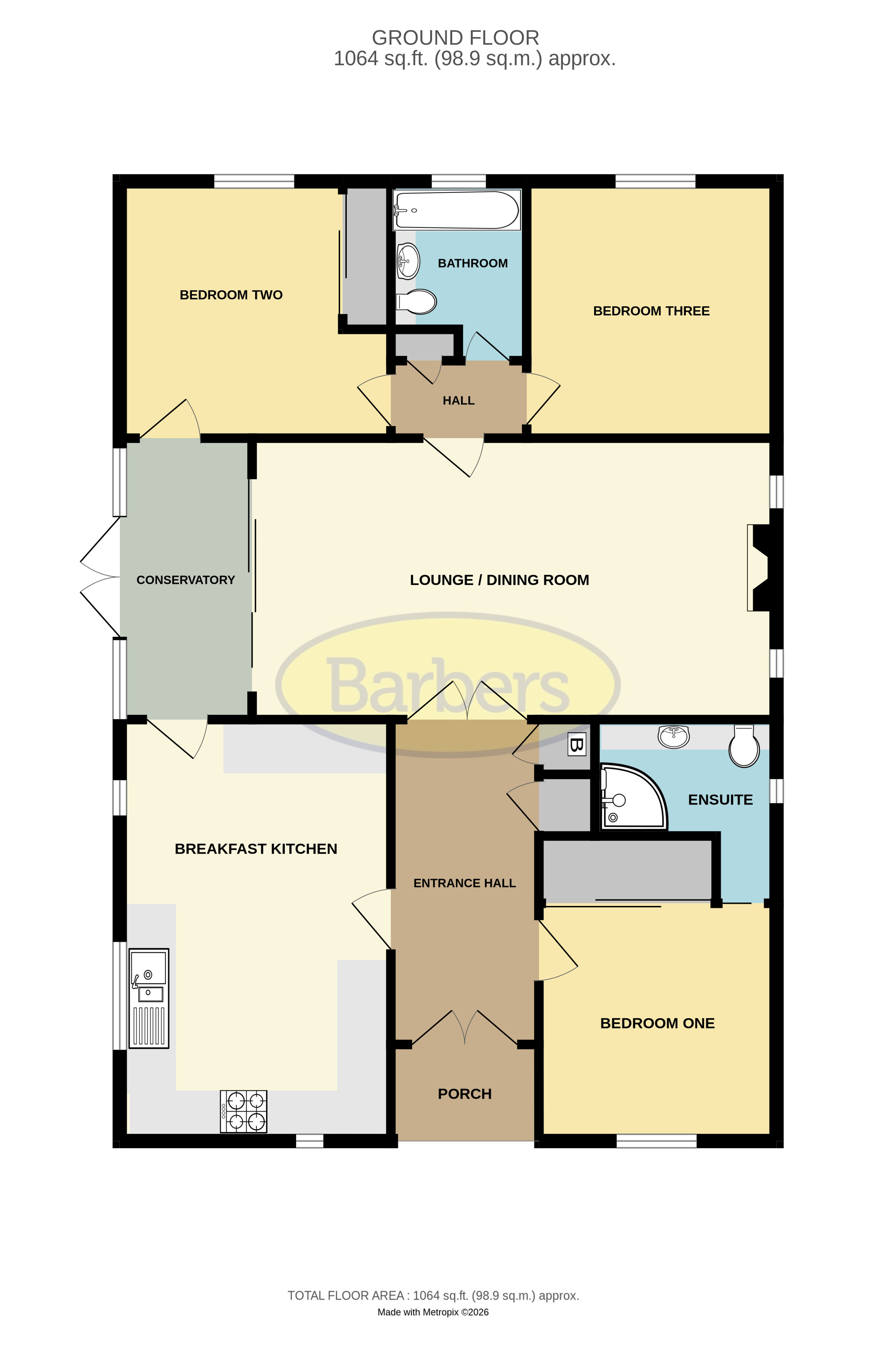 8, Donnerville Gardens, Telford floorplan