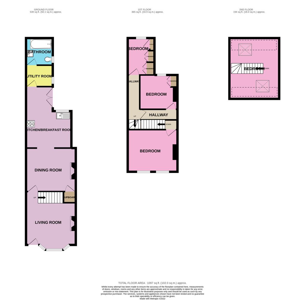 Gordon Road, Strood, Rochester ME2, 4 bedroom terraced house for sale