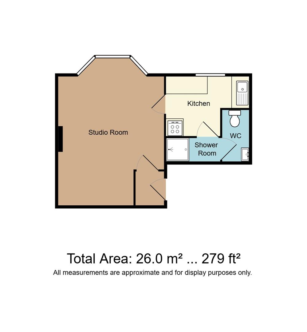 Flat 3, 61 Springfield Road, Brighton floorplan