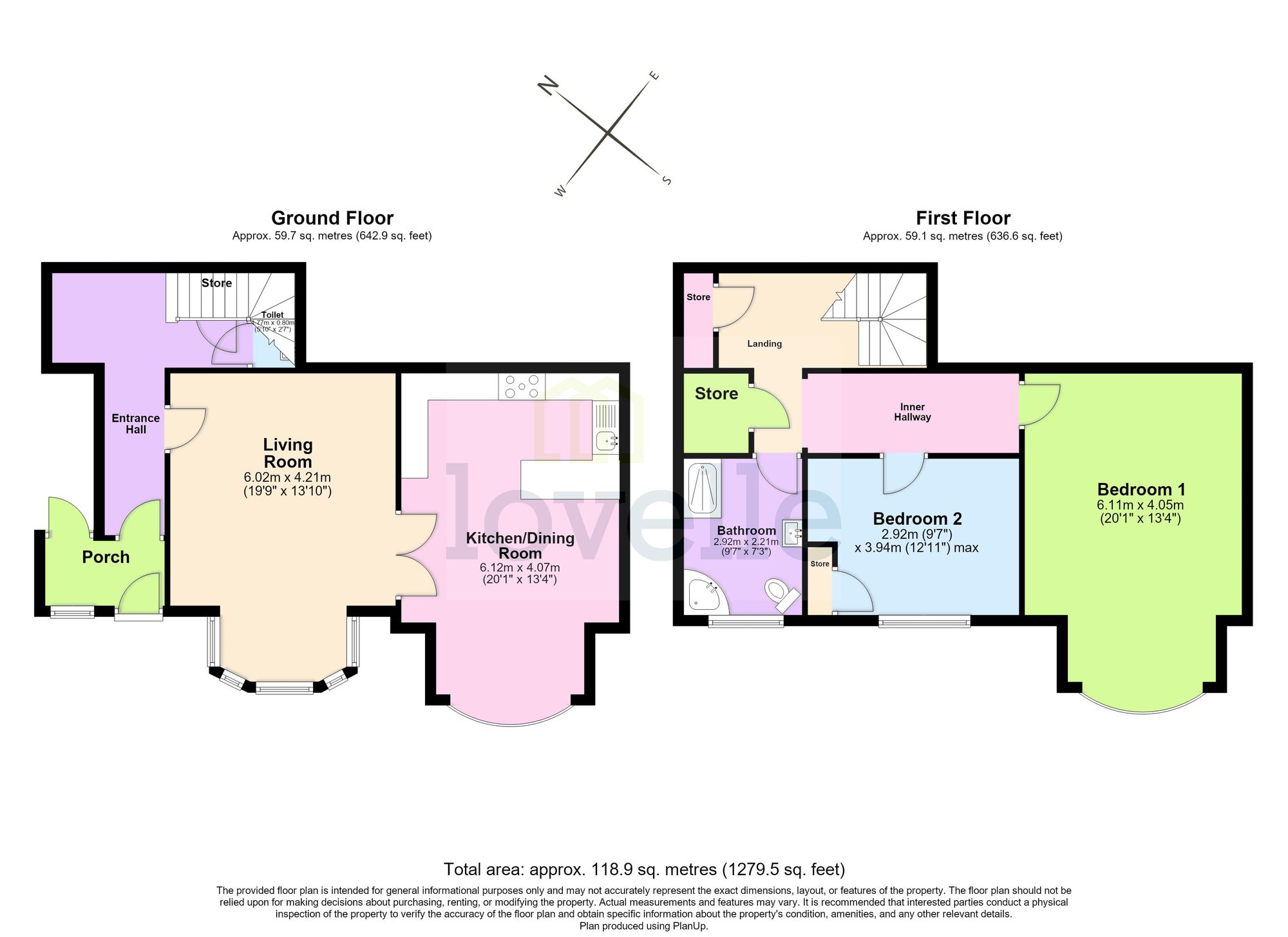 Flat B, Albermarle Nursing Home, Cleethorpes floorplan