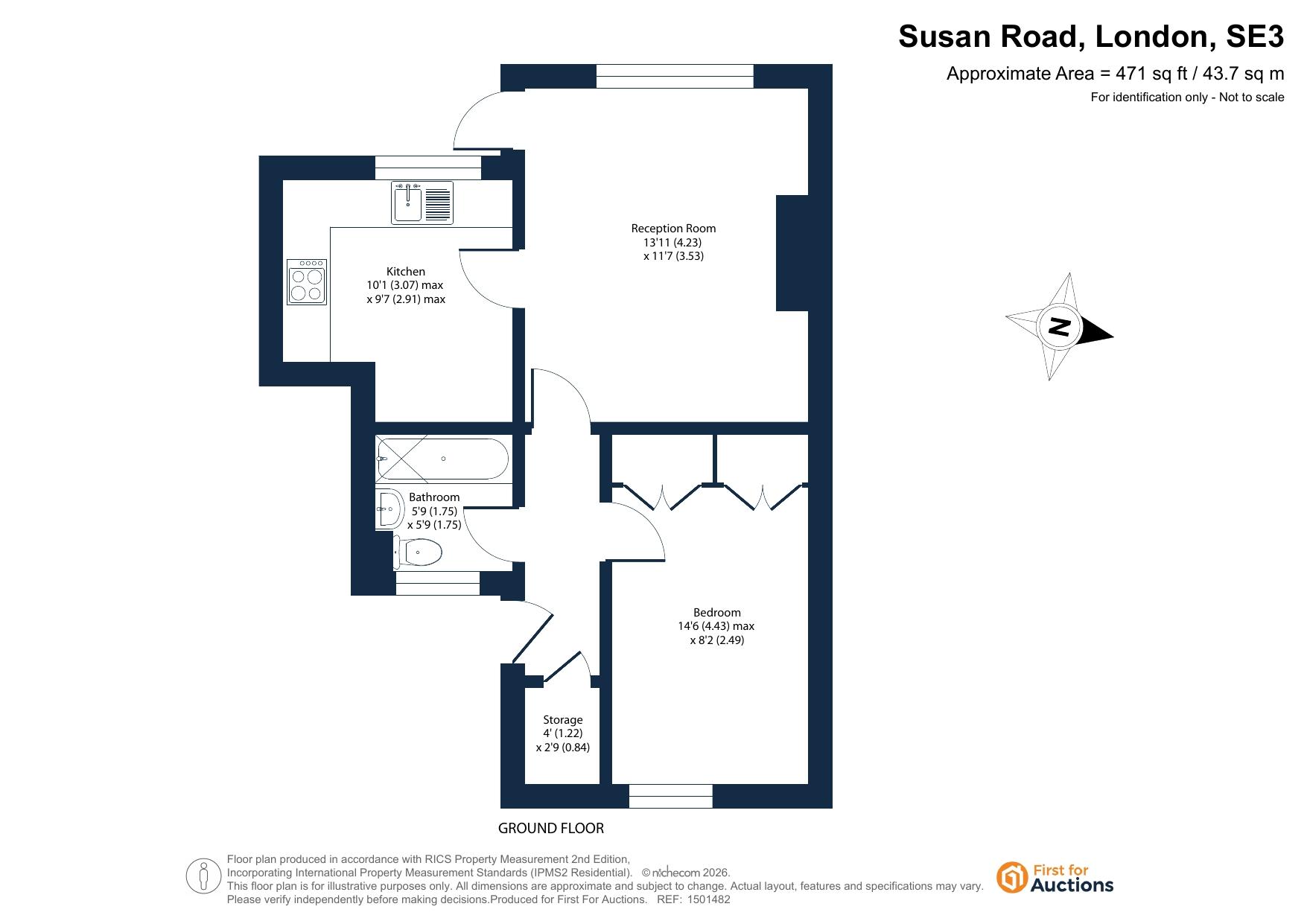 18, Susan Road, London floorplan