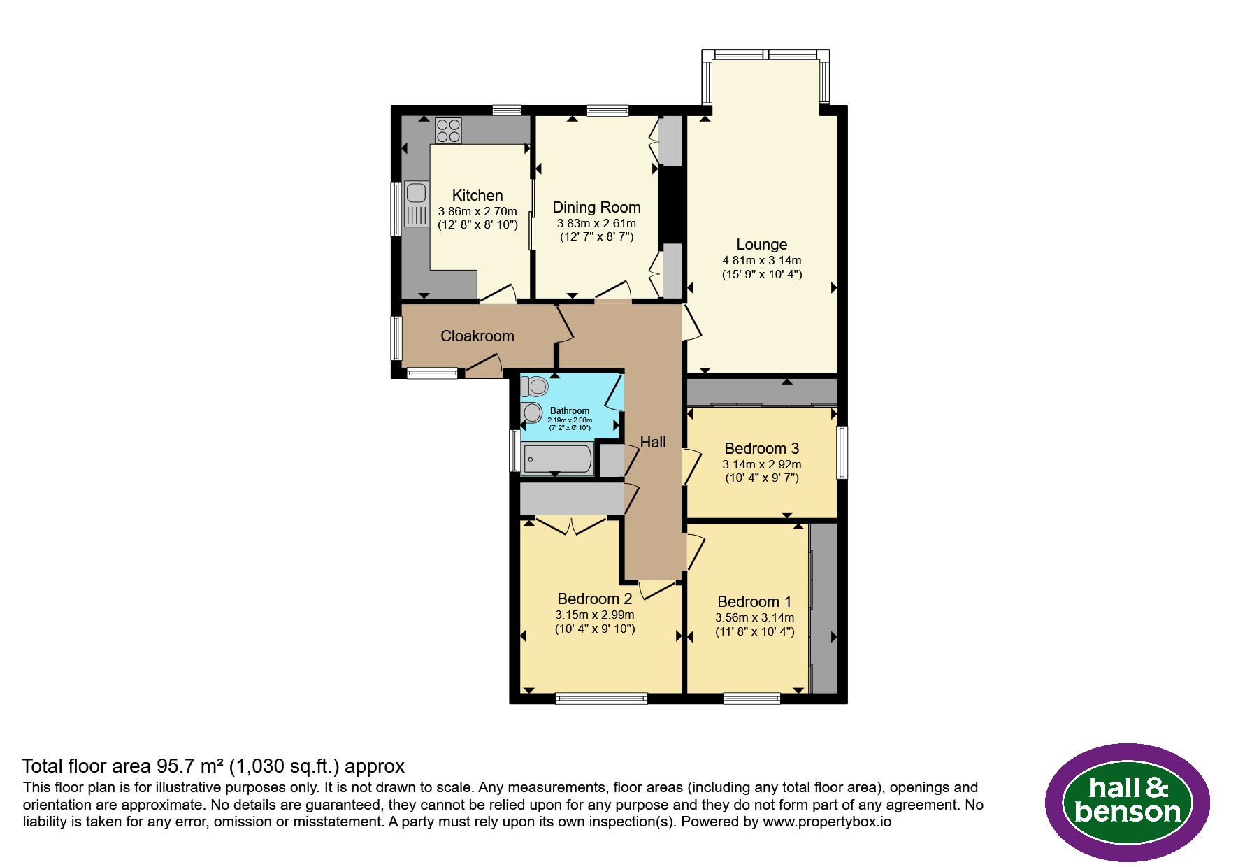 5, Red Barn Close, Alfreton floorplan