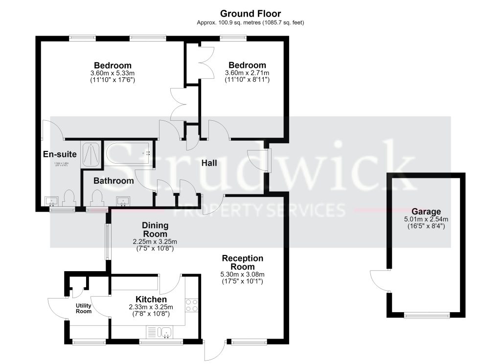 3, Plantation Way, Whitehill floorplan