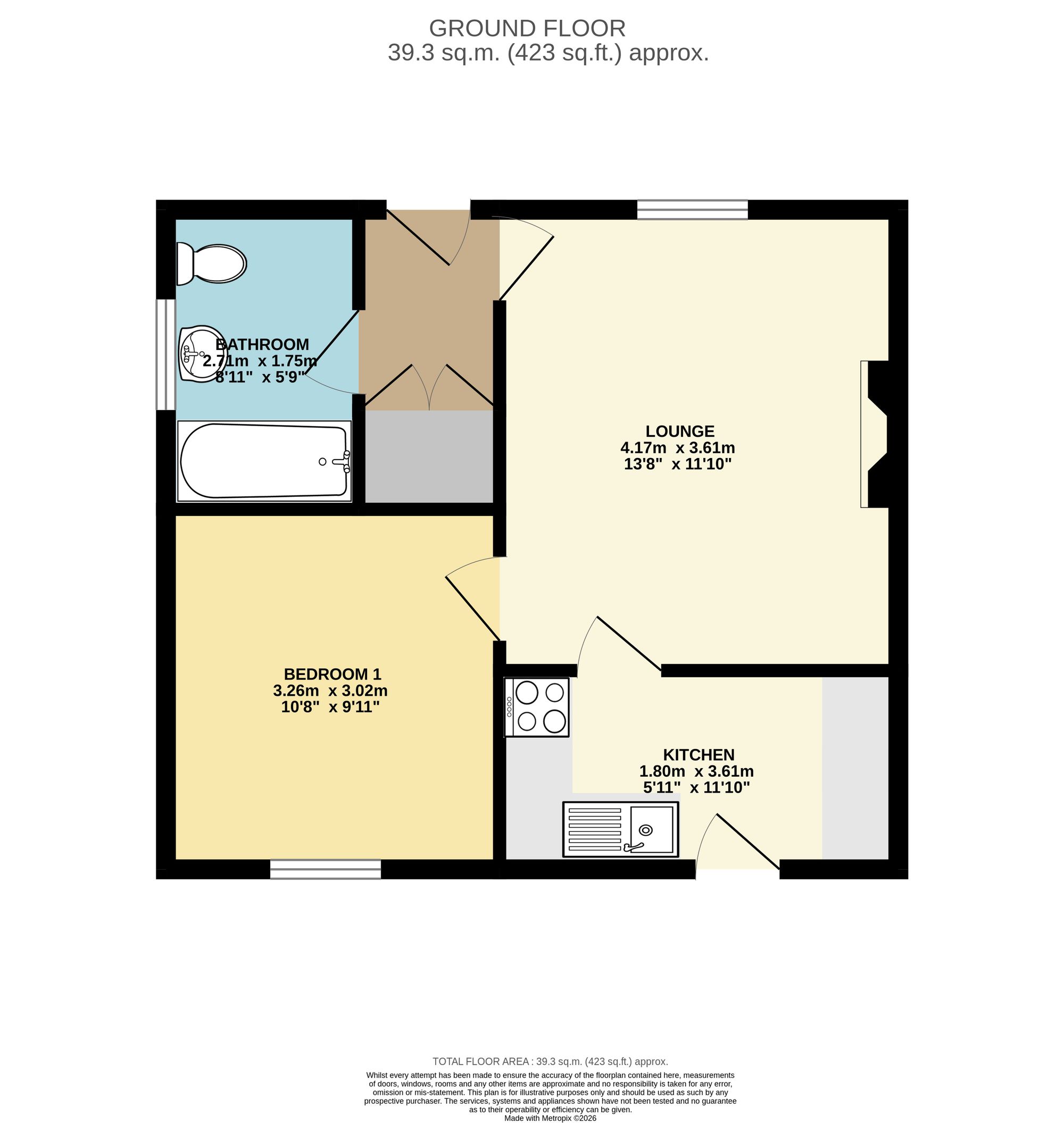 7 Manse Avenue, Worksop floorplan