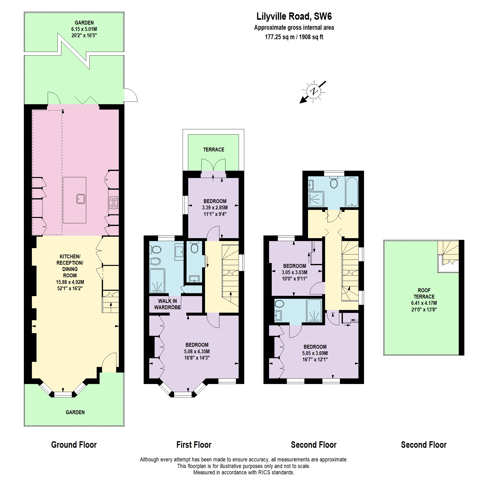 70, Lilyville Road, London floorplan