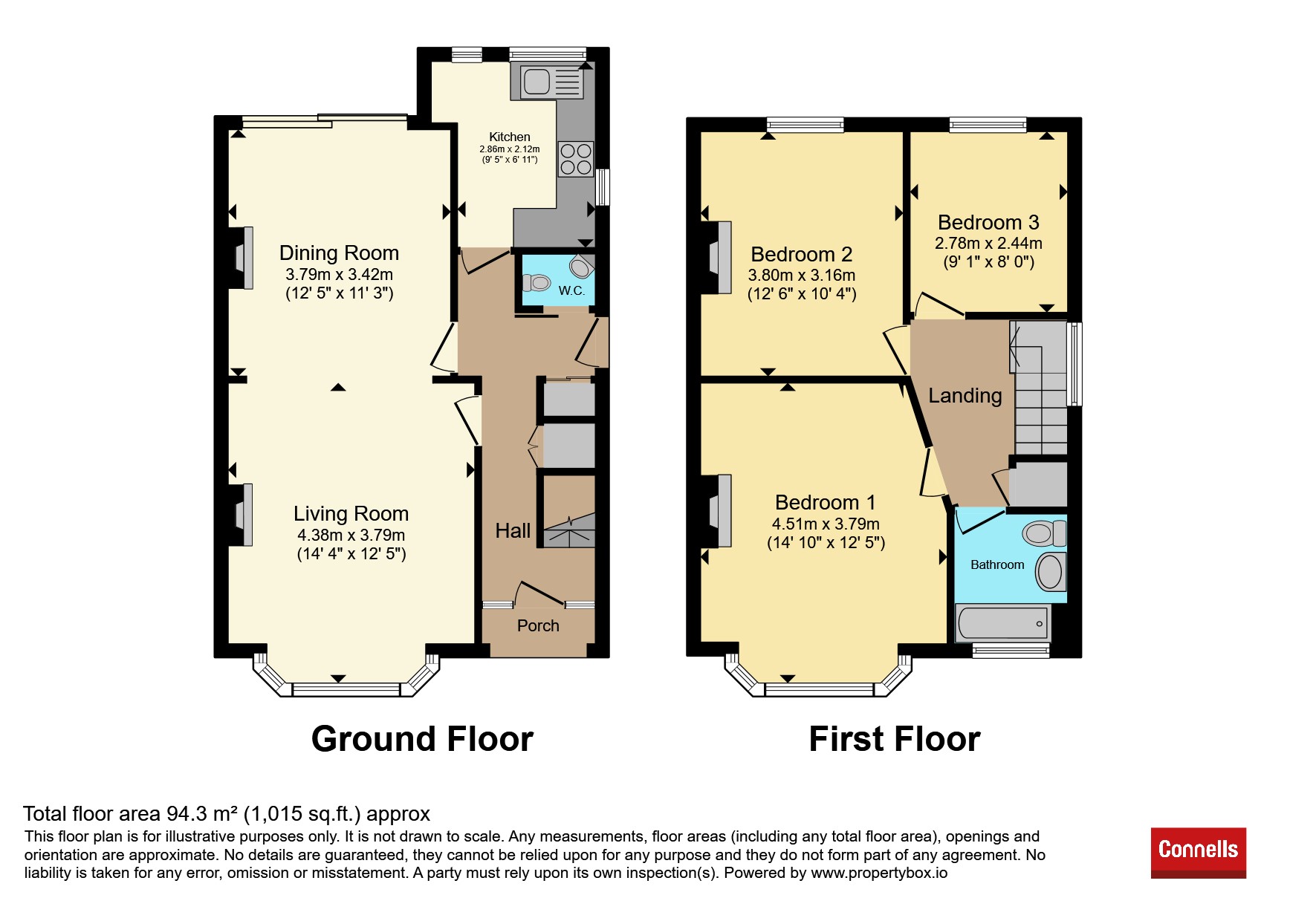 51, Arundel Road, Luton floorplan