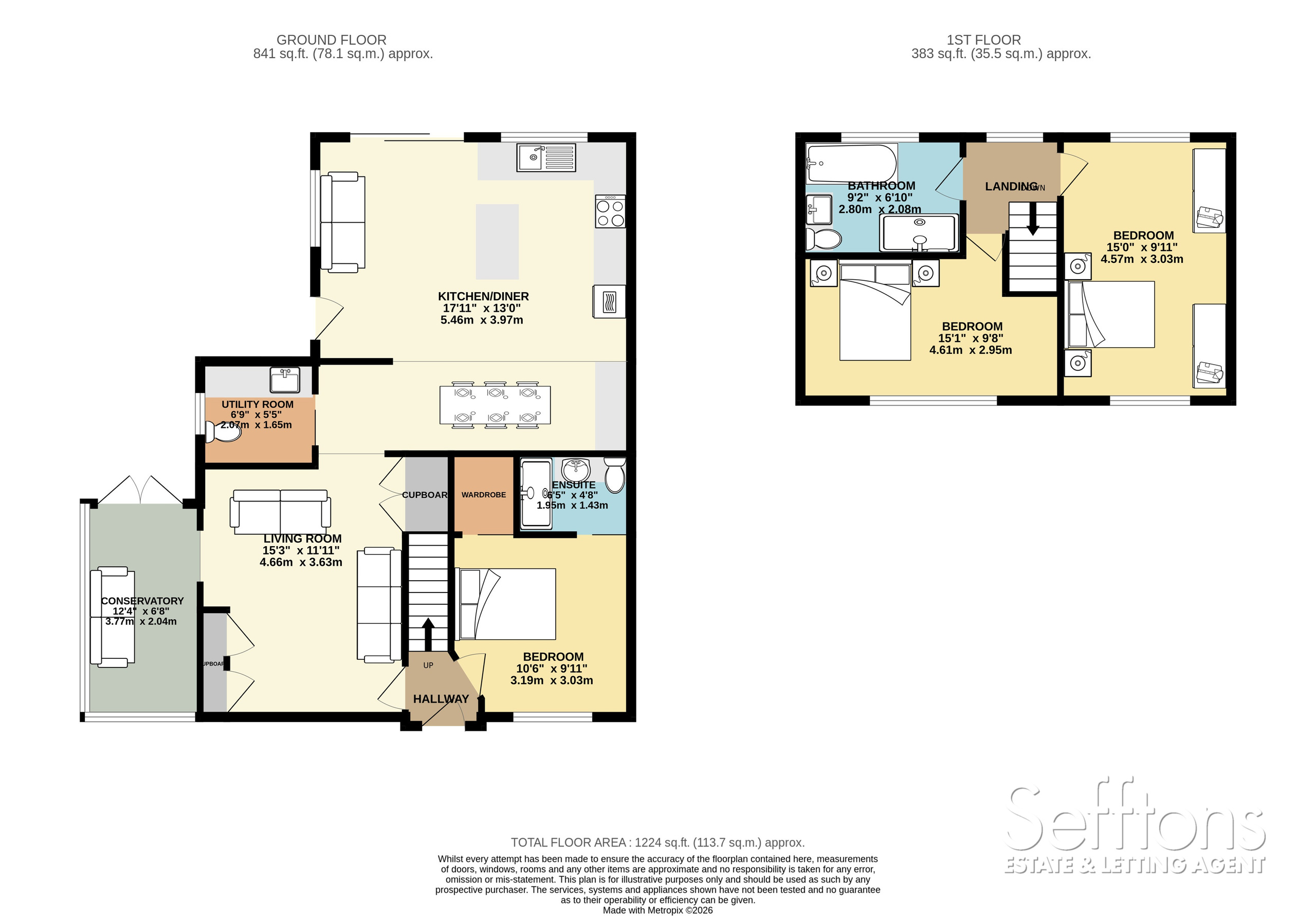 17 Ward Road, Salhouse, Norwich floorplan