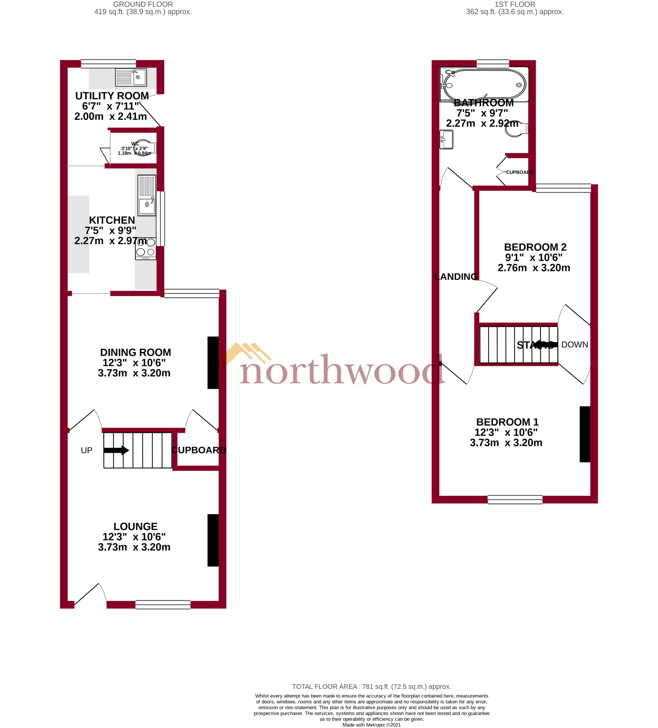 66, Filey Road, Reading floorplan