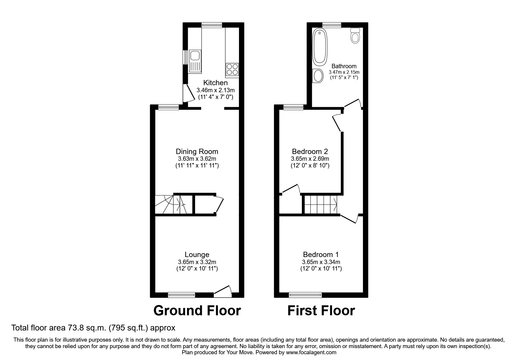 50, Granby Street, Derbyshire floorplan