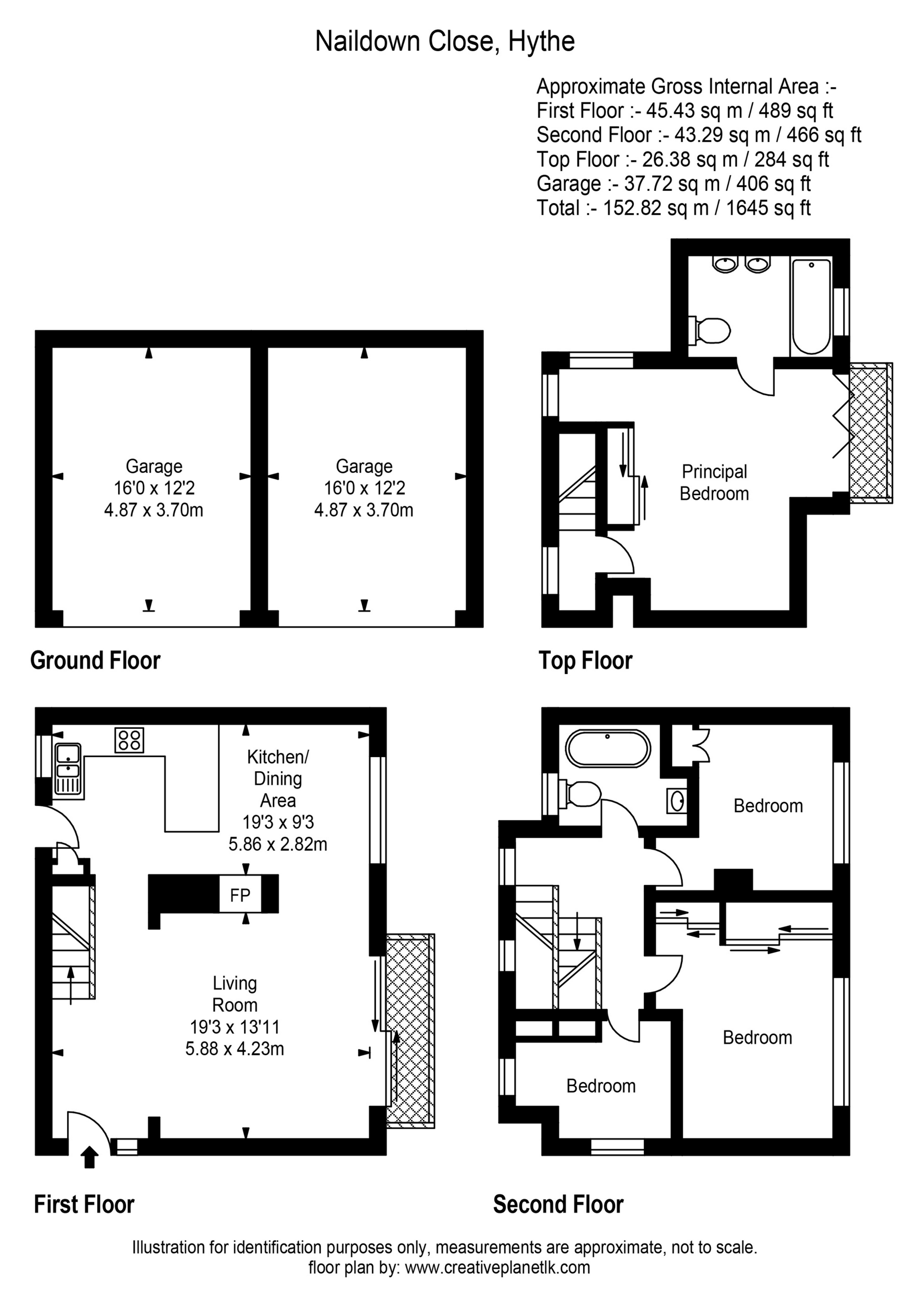12, Naildown Close, Hythe floorplan