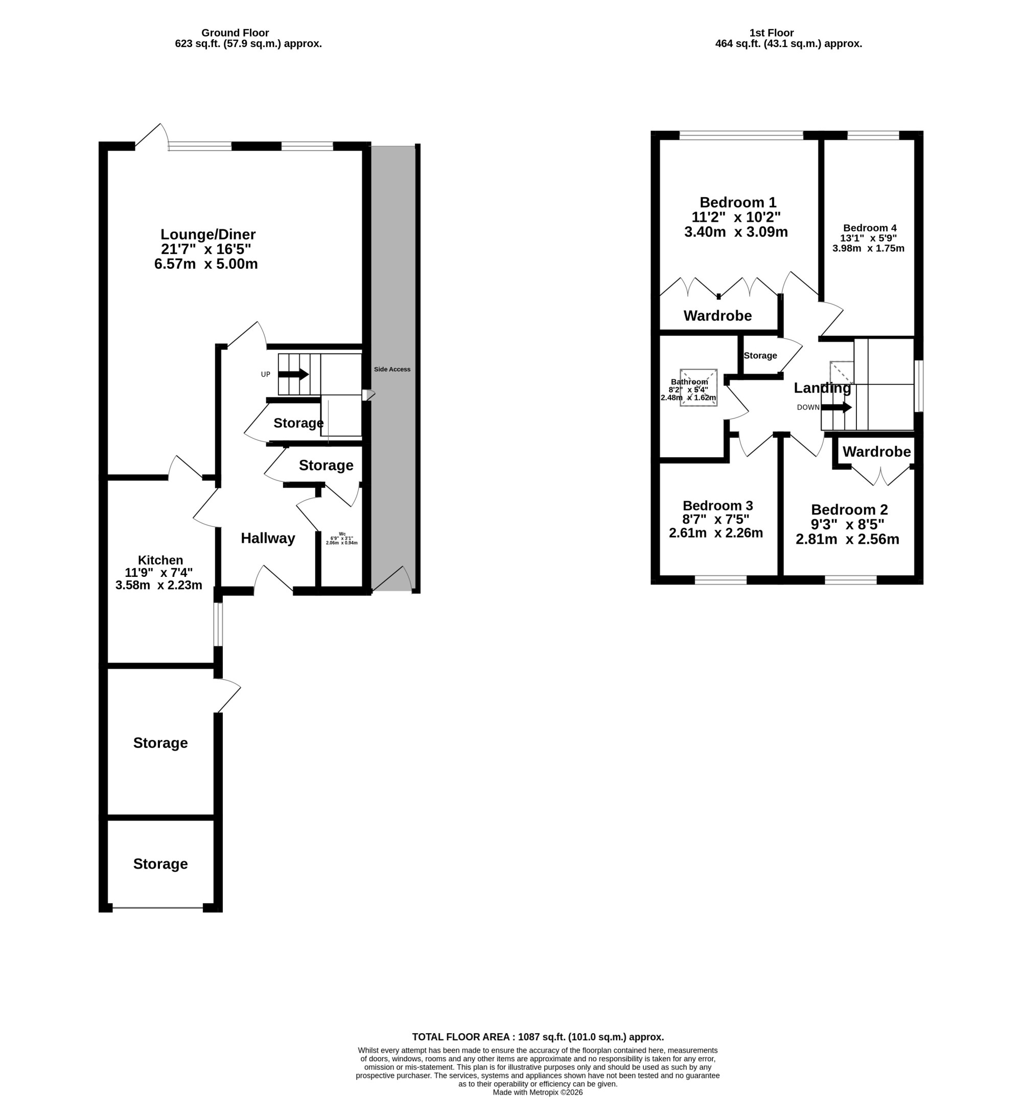 46, Overbury Avenue, Beckenham floorplan