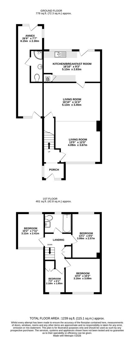 9, Scott Close, West Drayton floorplan