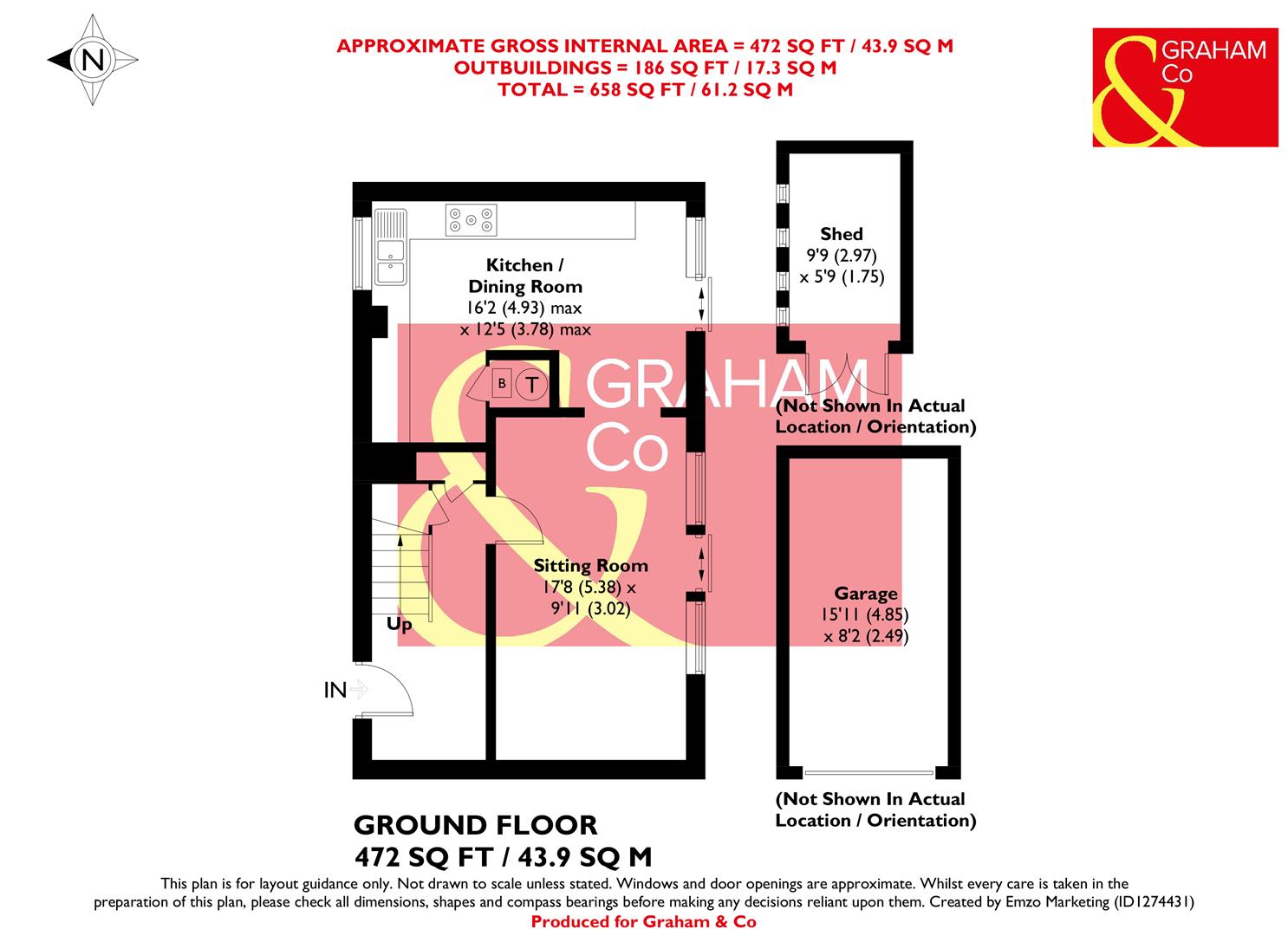 13, Medway Court, Andover floorplan