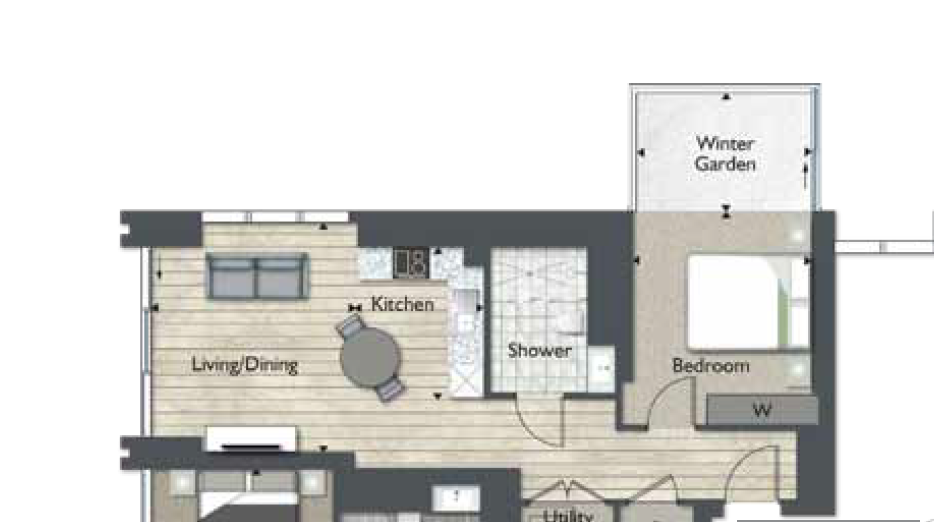 1 Bedrooms Flat to rent in Meranti House, Goodman's Field, London E1