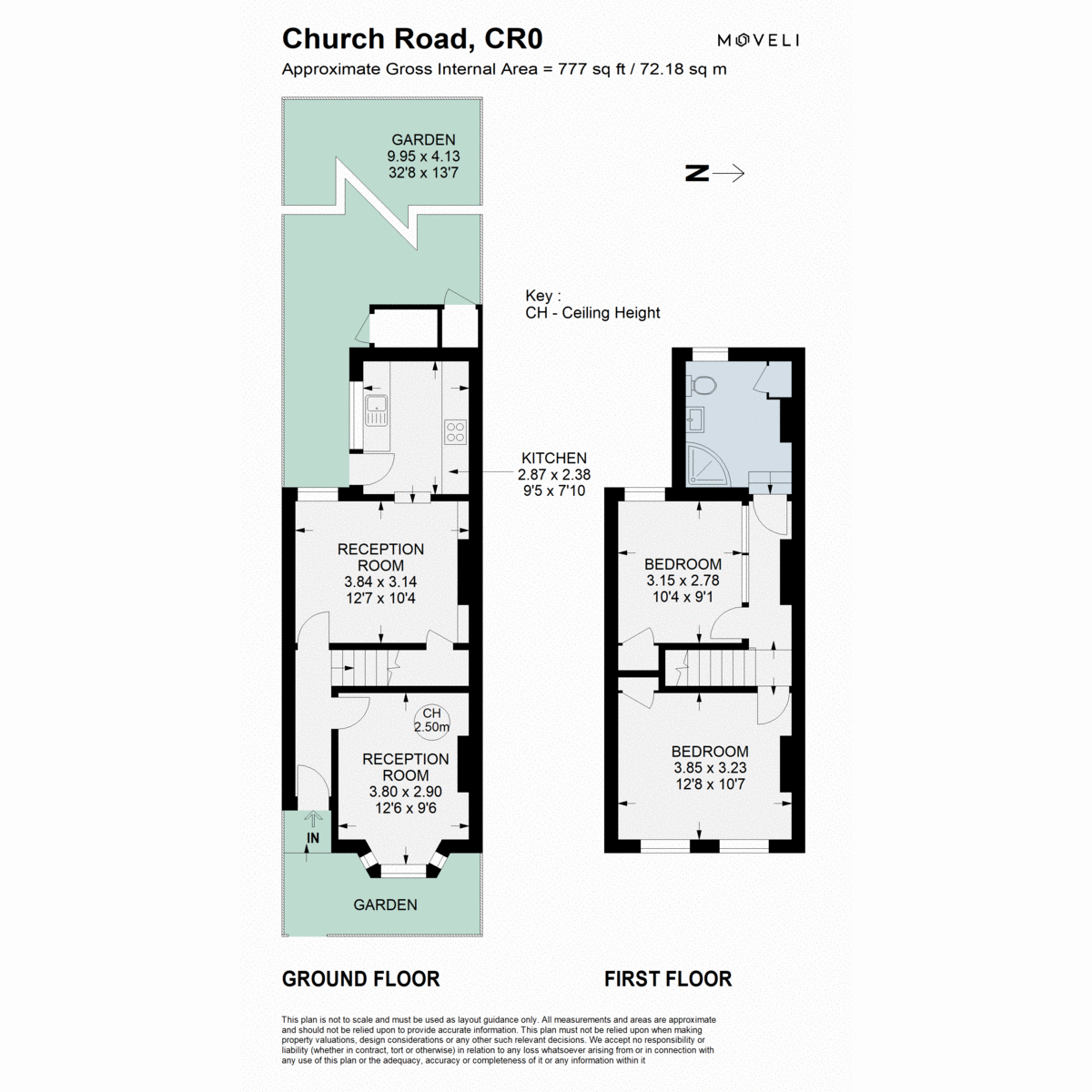118, Church Road, Surrey floorplan
