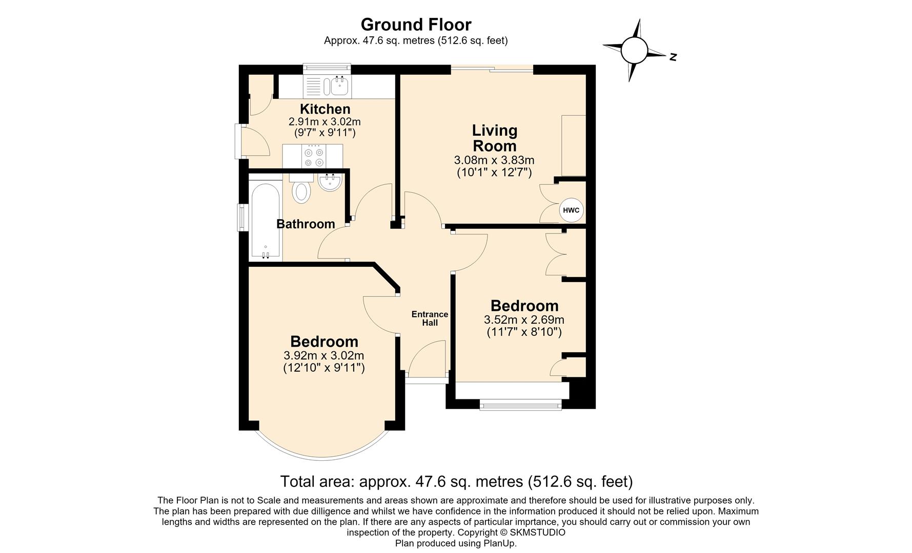 Ashbourne Avenue, London floorplan