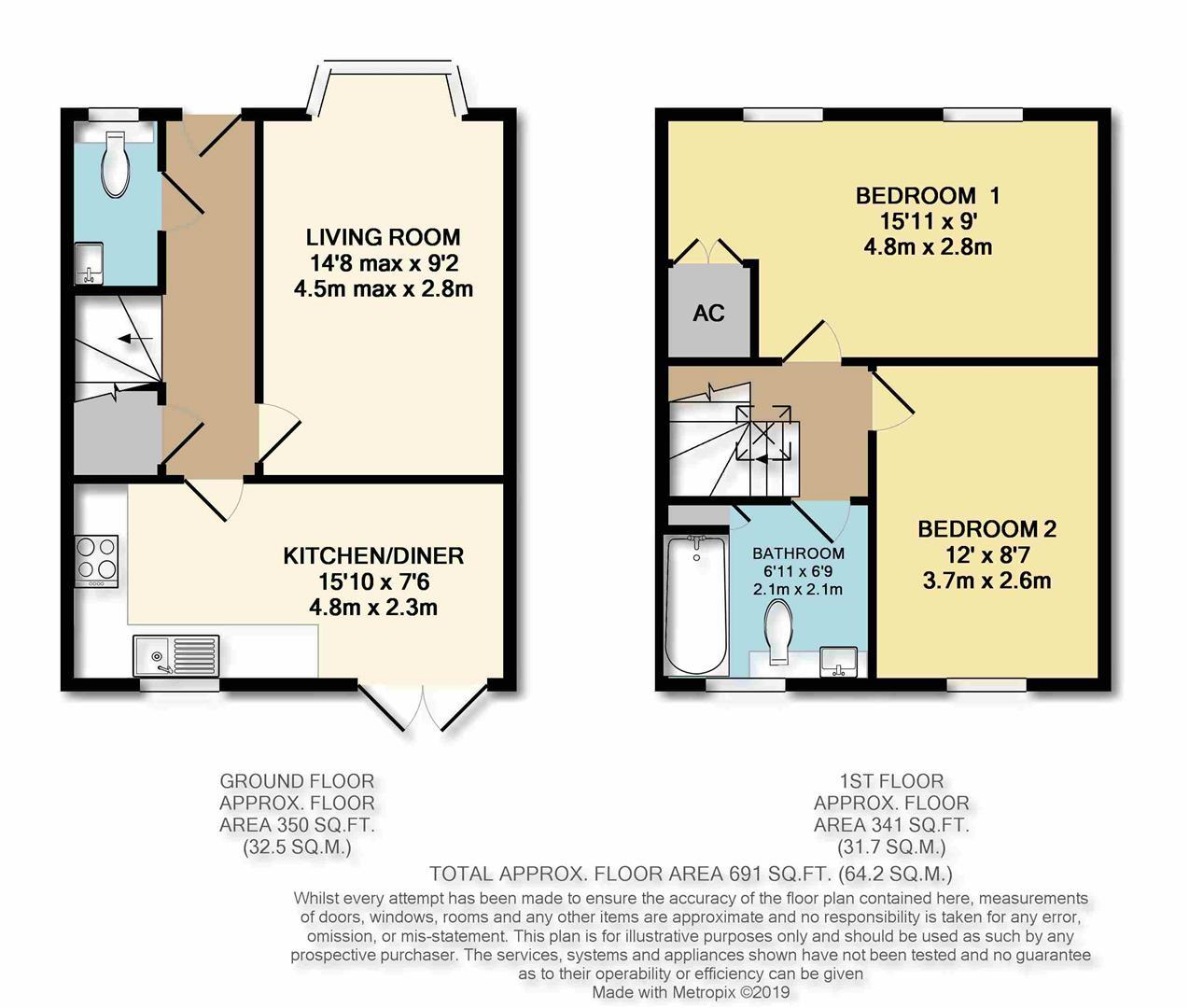 Cheveley Road, Newmarket CB8, 2 bedroom end terrace house for sale