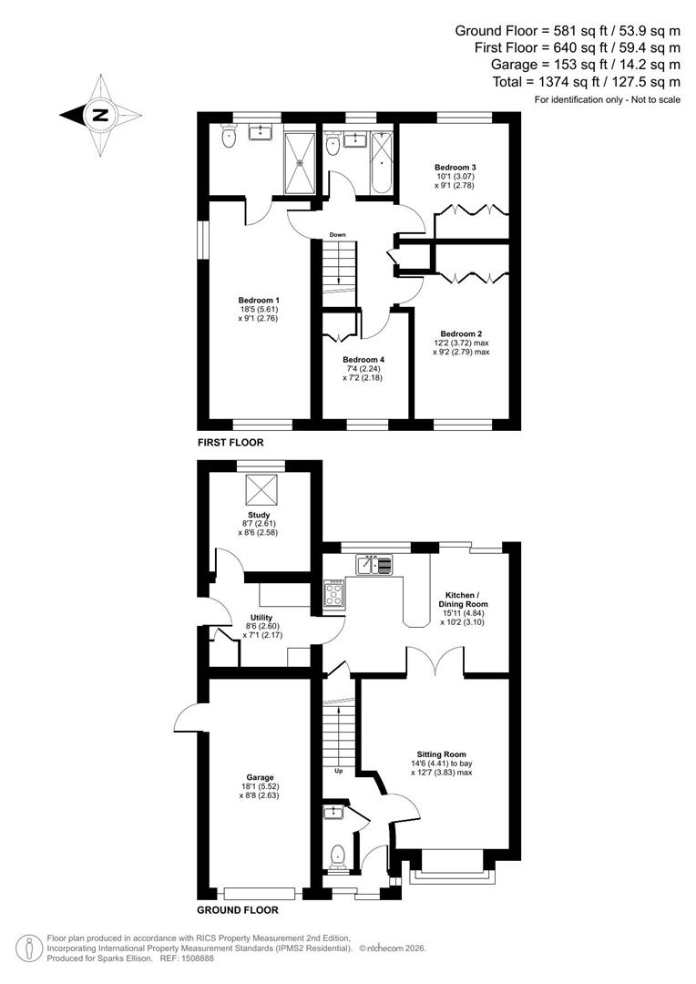 61, Calshot Drive, Chandler's Ford floorplan