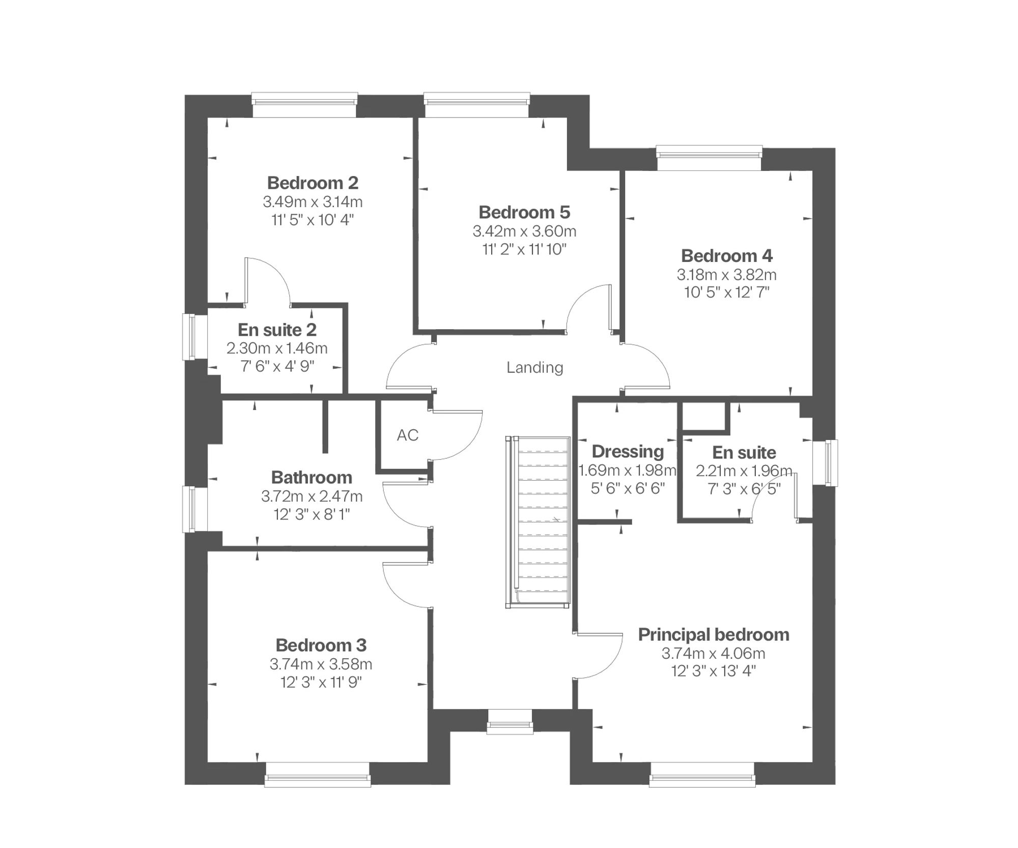 Plot 9 Loxley, Sylvan, Nottingham floorplan