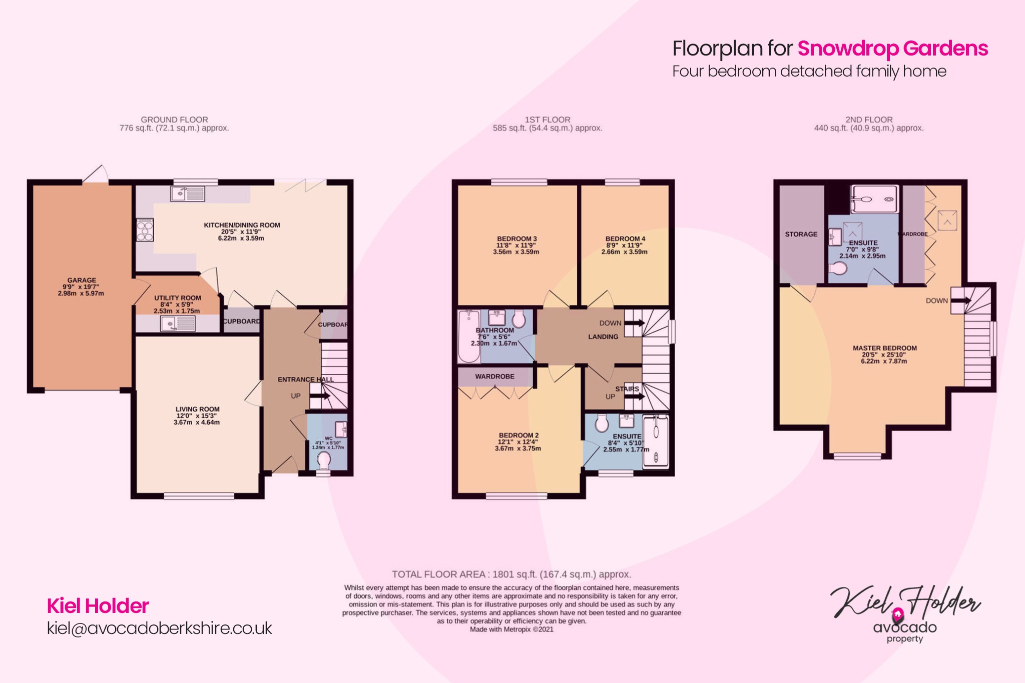 3 Snowdrop Gardens, Woodley, Berkshire floorplan