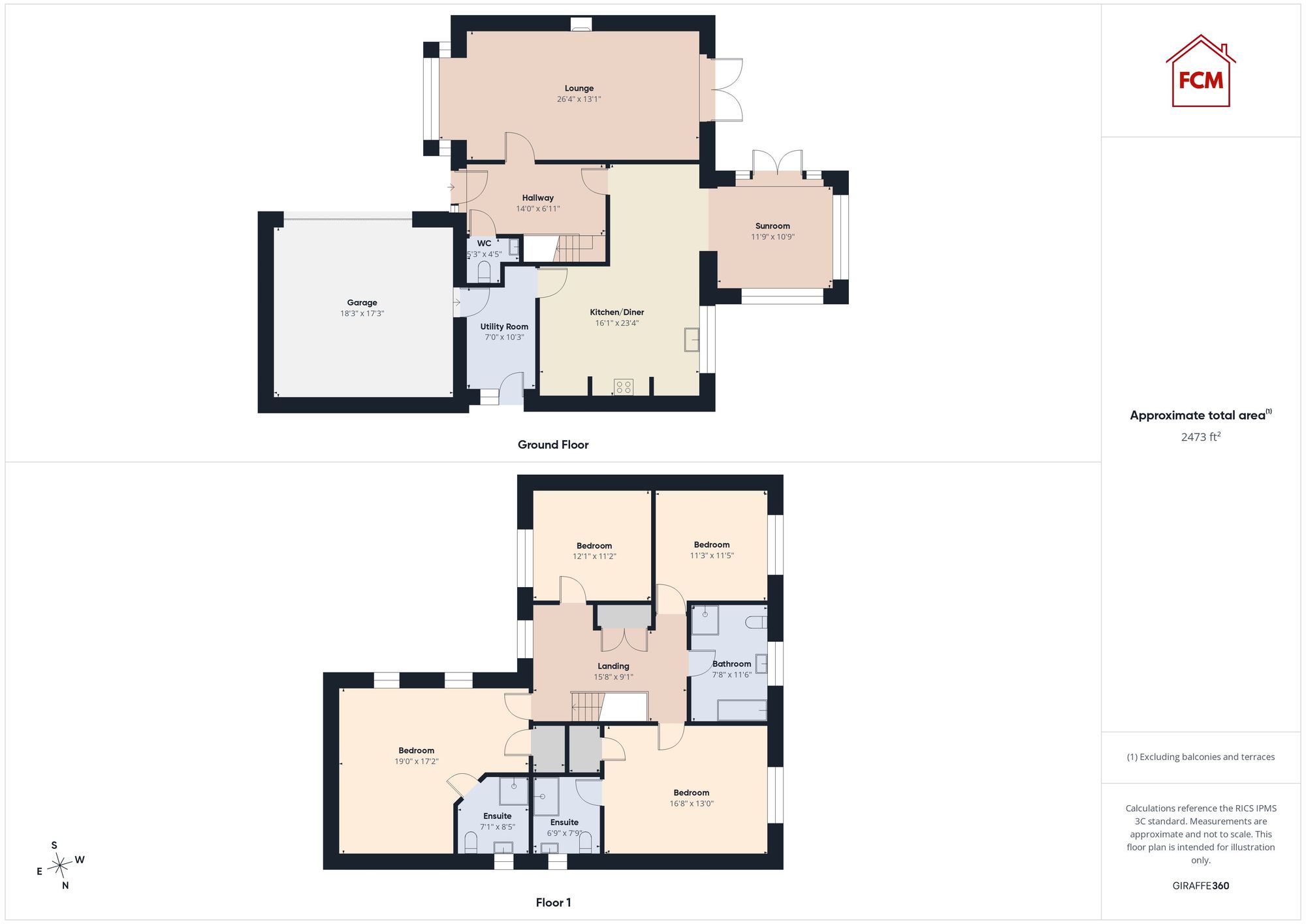 13 Rusper Drive, Moor Row floorplan
