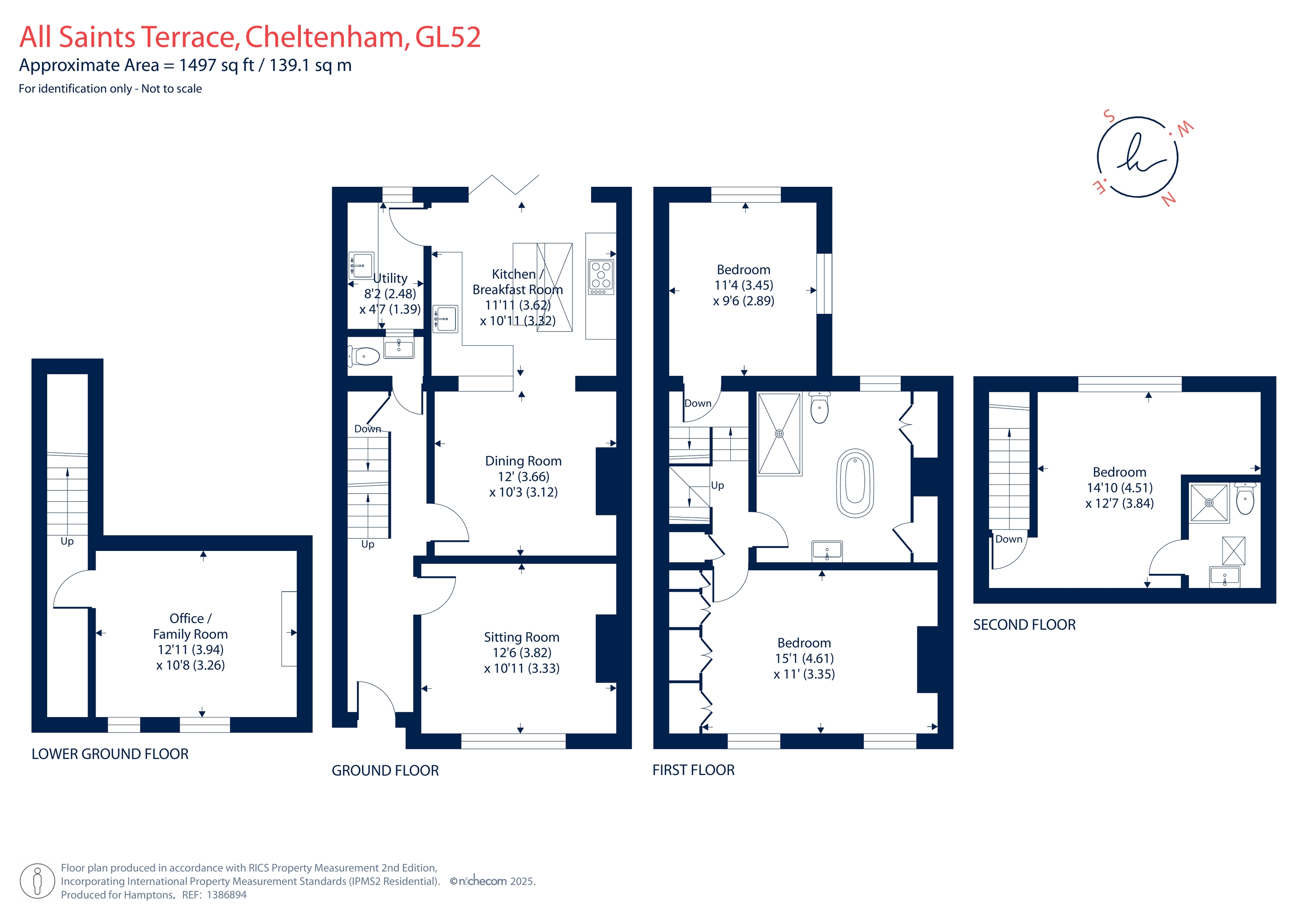 19, All Saints Terrace, Cheltenham floorplan
