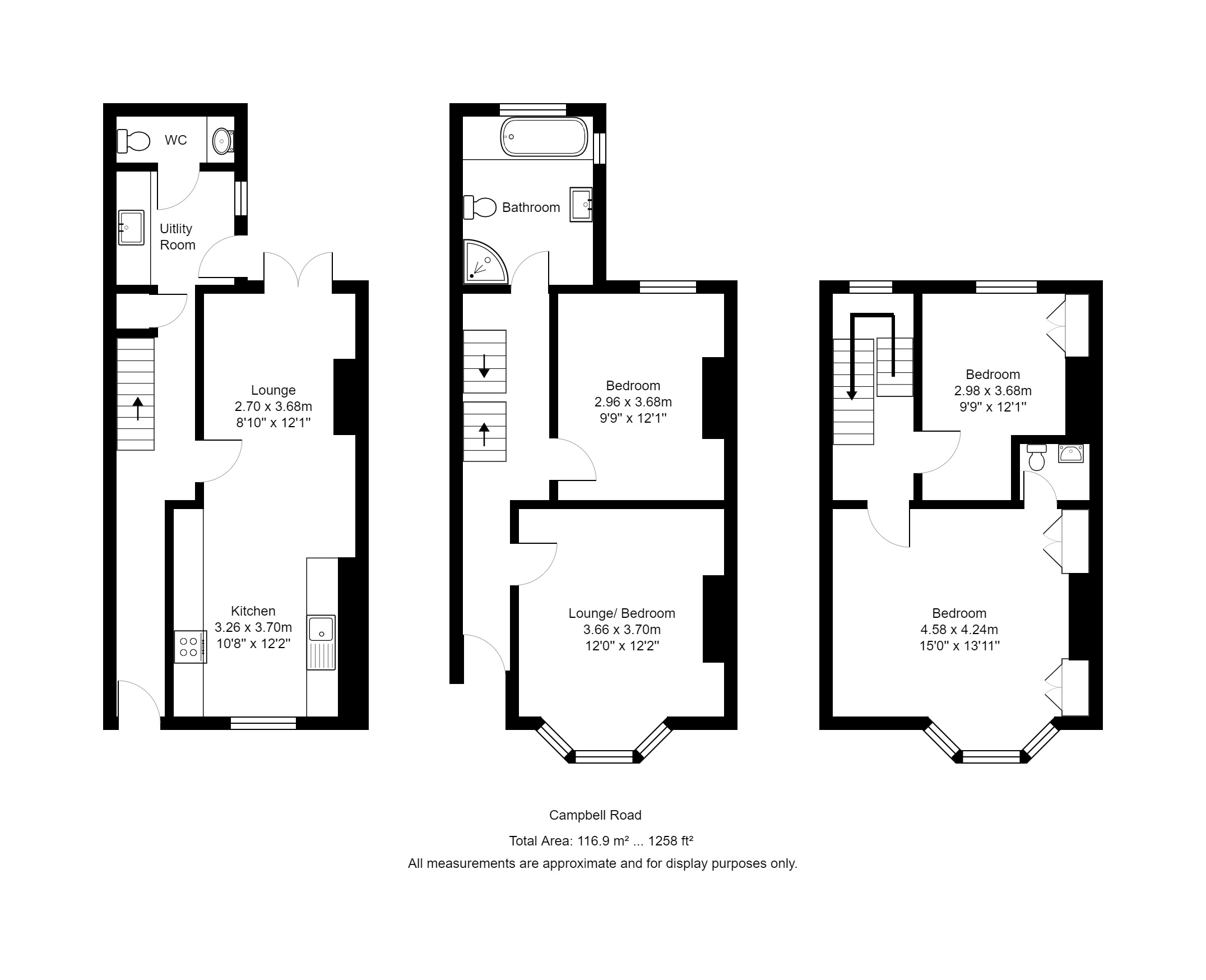 Campbell Road, Brighton BN1, 4 bedroom terraced house for sale