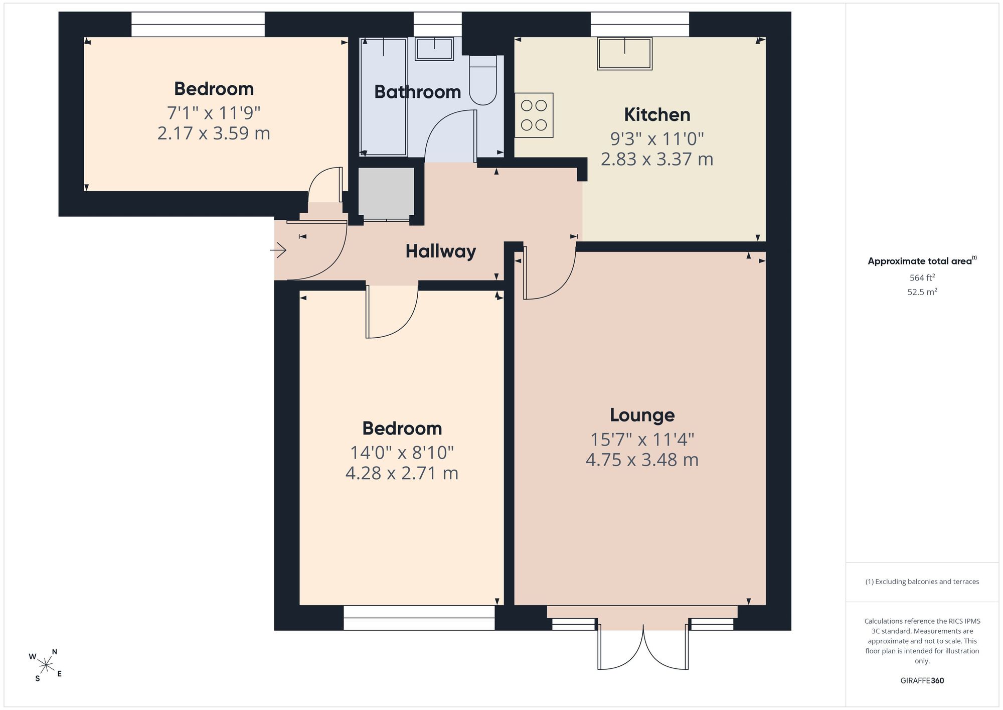 22 Stanford Hall Gordon Road, Stanford-Le-Hope floorplan