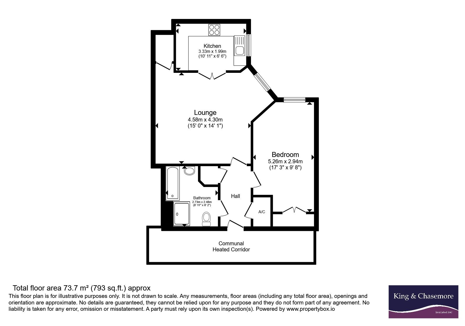 59 Byron Court,, Stockbridge Road, West Sussex floorplan
