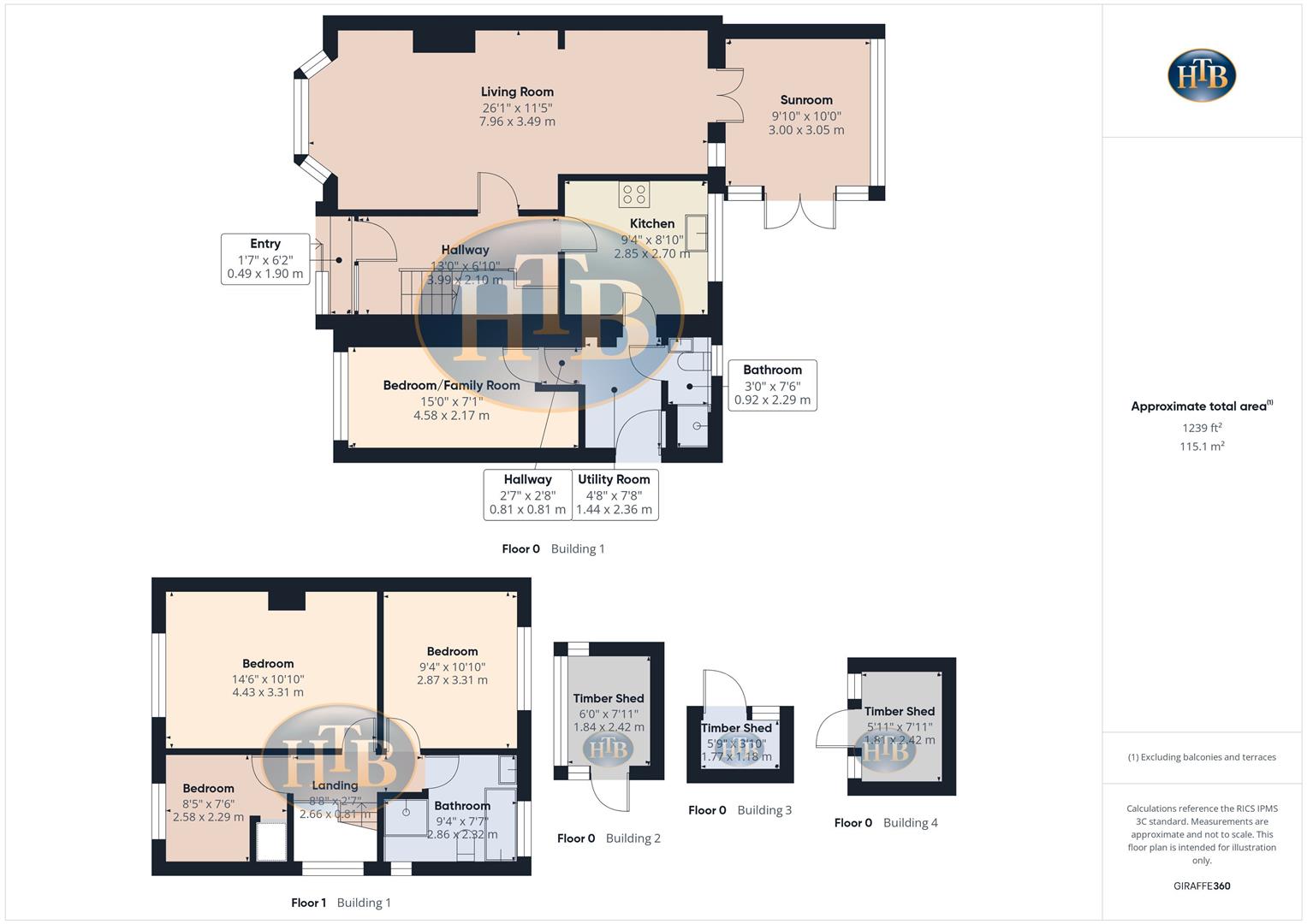16, Manor Farm Avenue, Shepperton floorplan