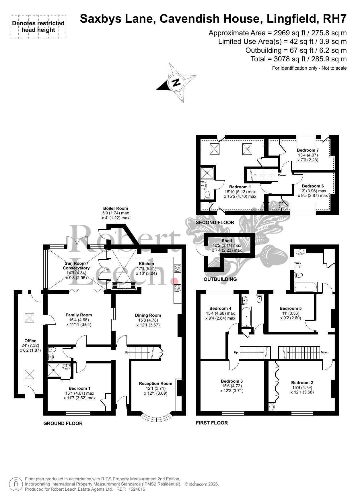 Cavendish House, 4 Saxbys, Lingfield floorplan