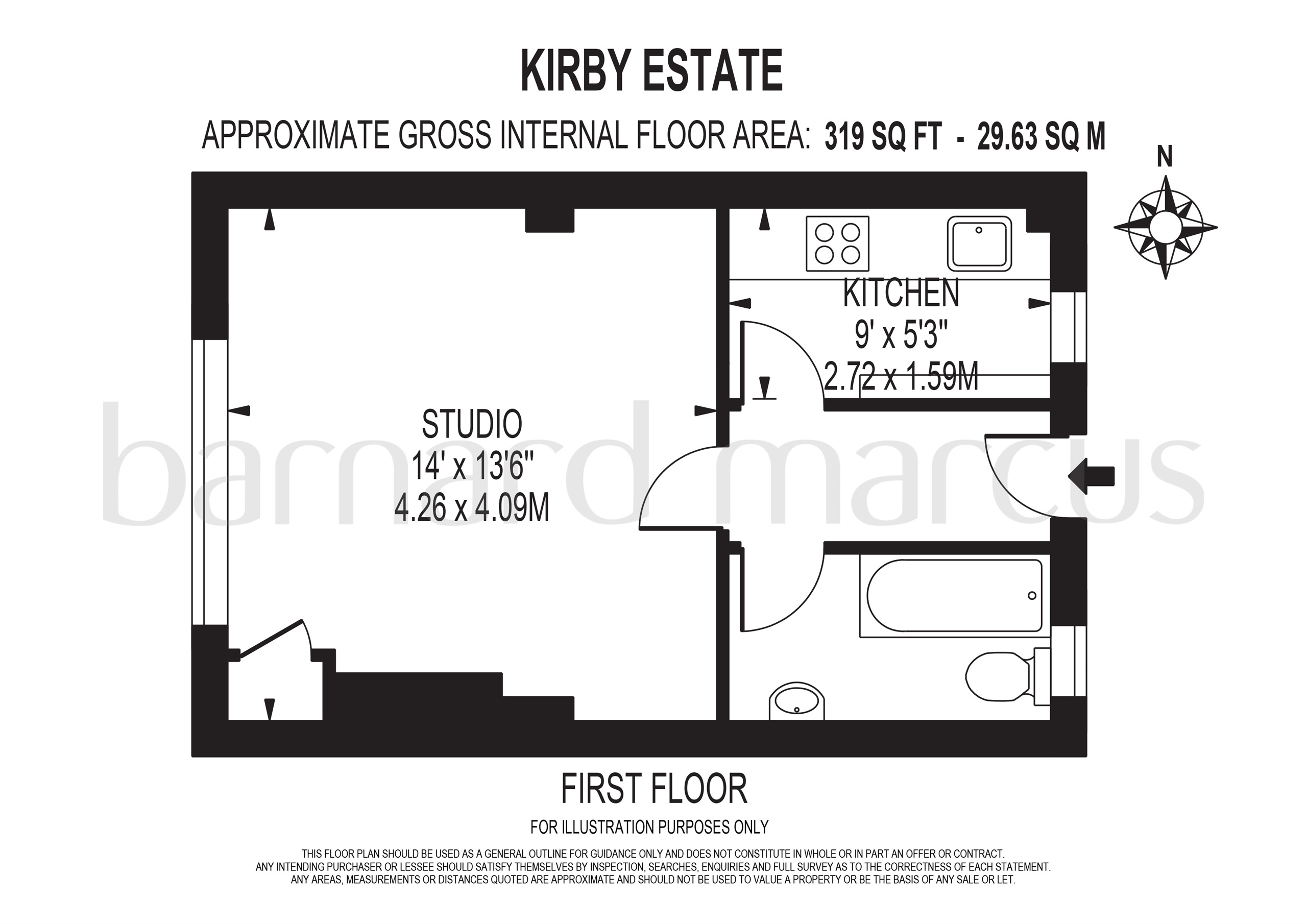 Kirby Estate, Southwark Park Road, London SE16, studio for sale