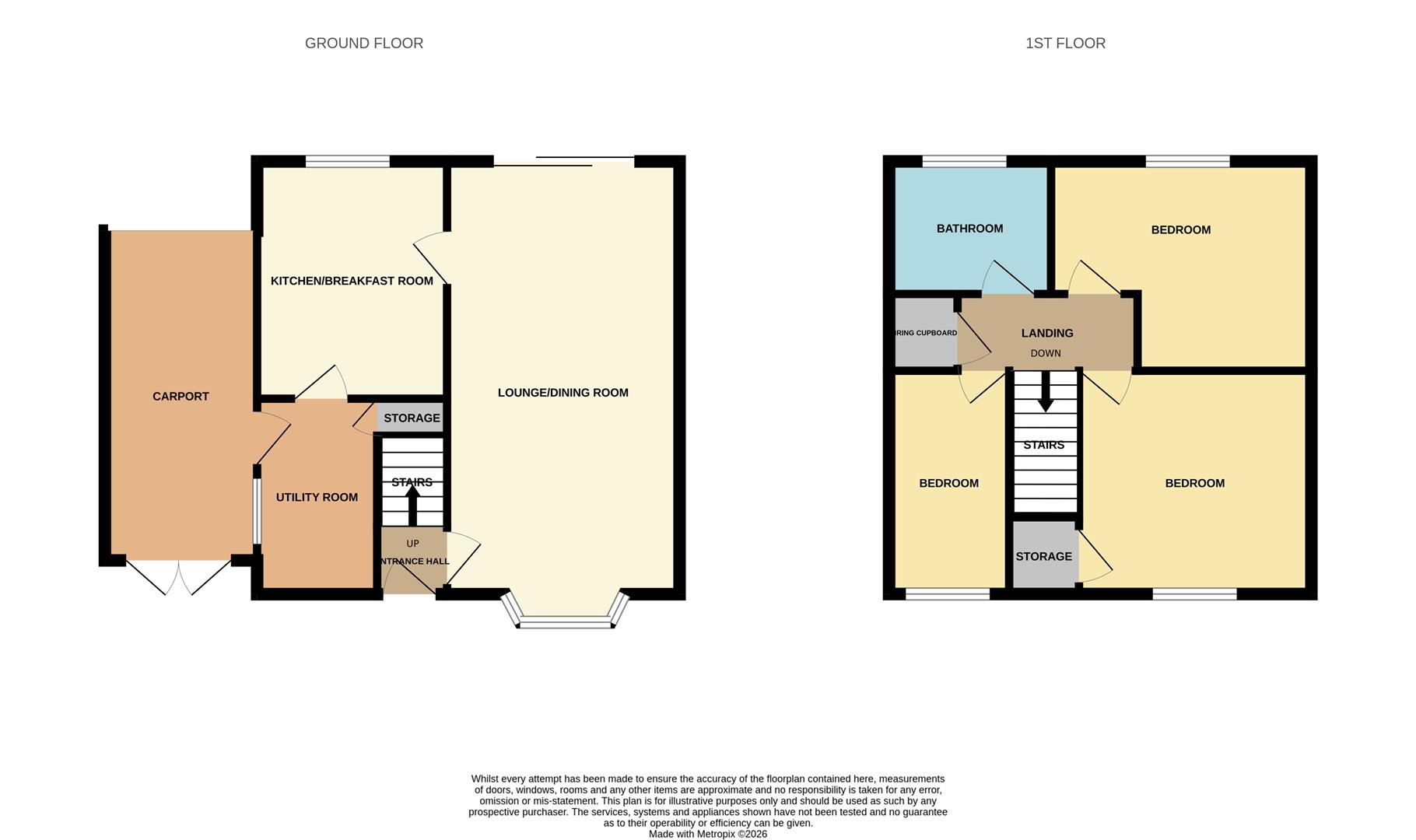 1, Hillside Close, Stoke-On-Trent floorplan