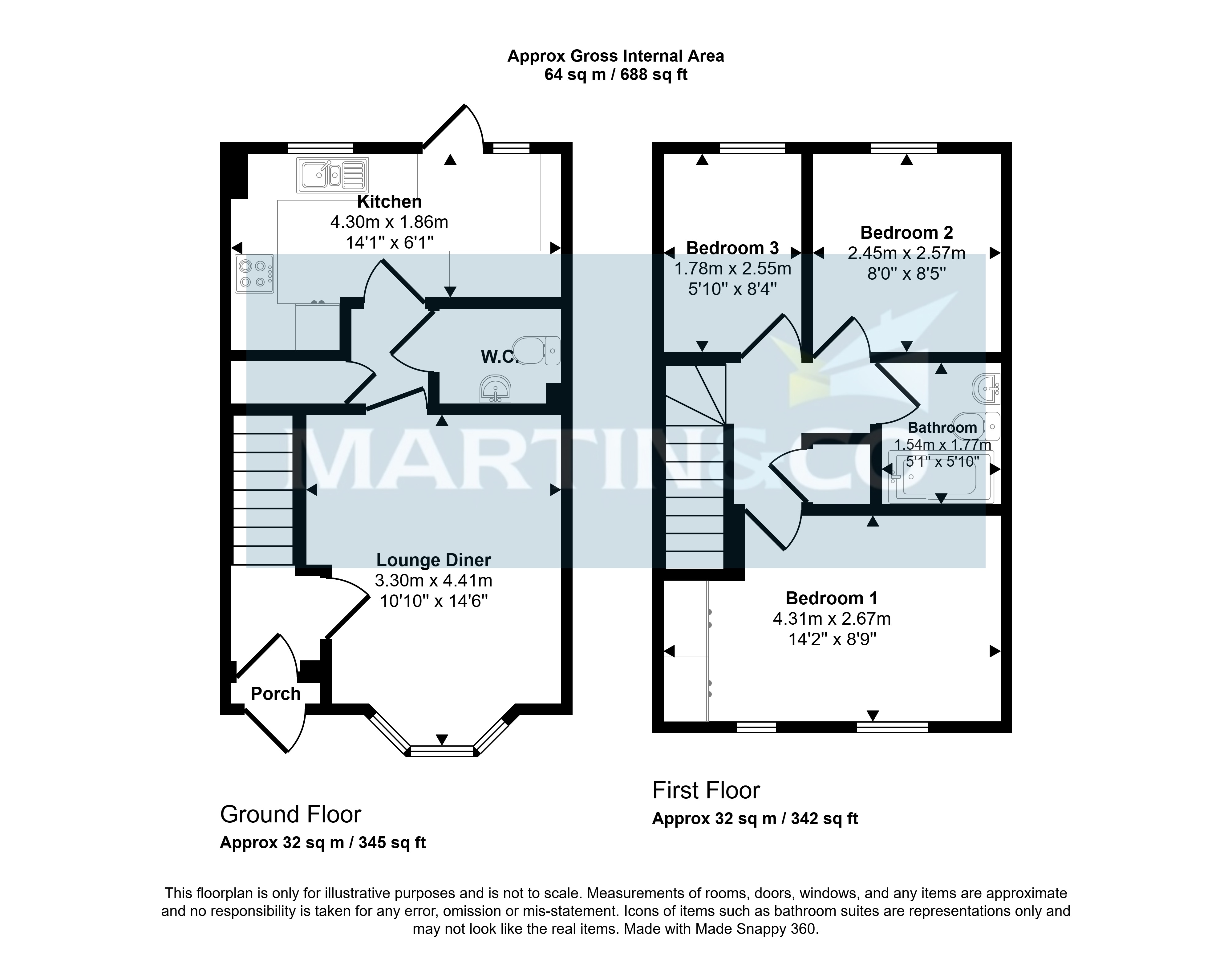 5a, Parr Street, Poole floorplan
