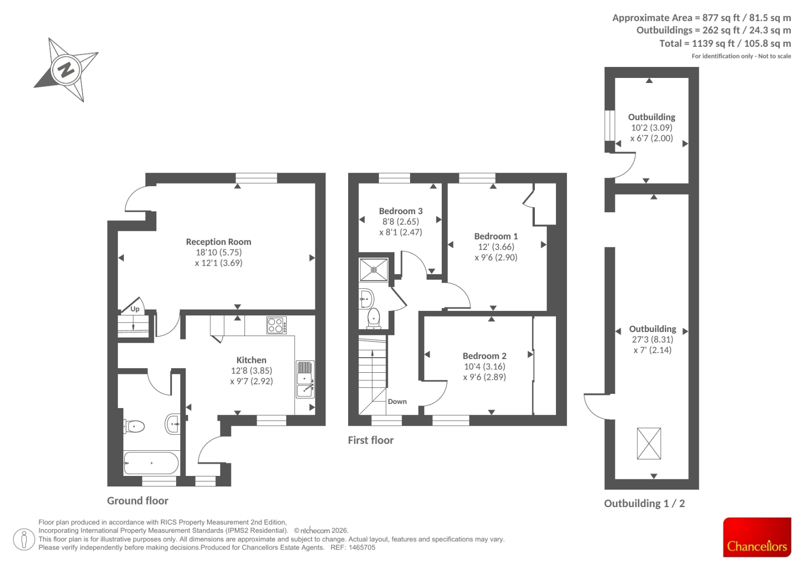 4, Brick Terrace, Hereford floorplan