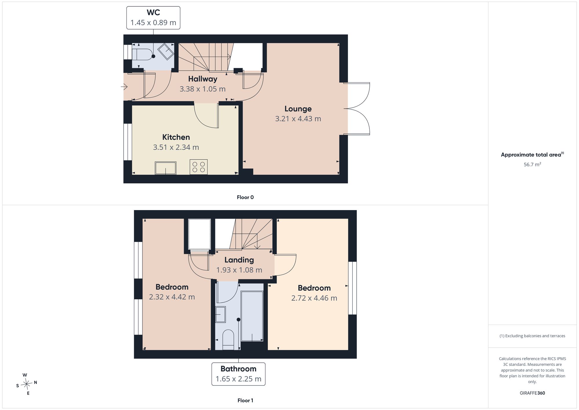 74 Ravensworth Road, Gateshead floorplan
