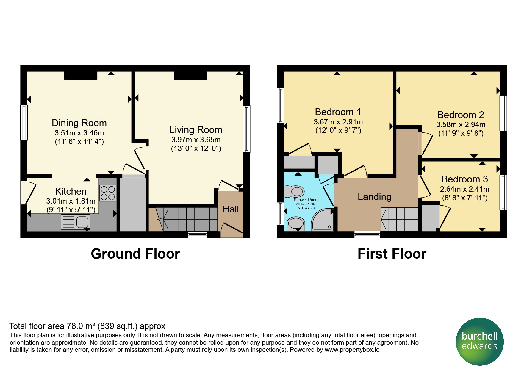 43, Maple Drive, BELPER floorplan