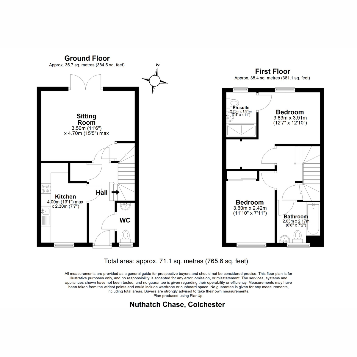 3, Nuthatch Chase, Colchester floorplan