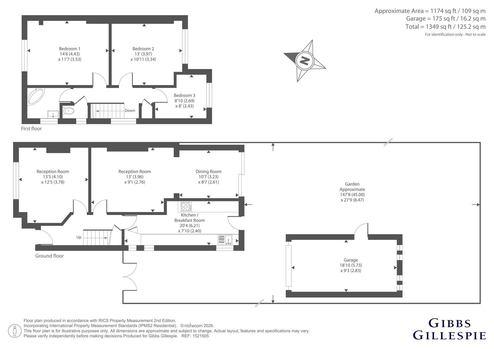 130, Oaklands Avenue, Hertfordshire floorplan