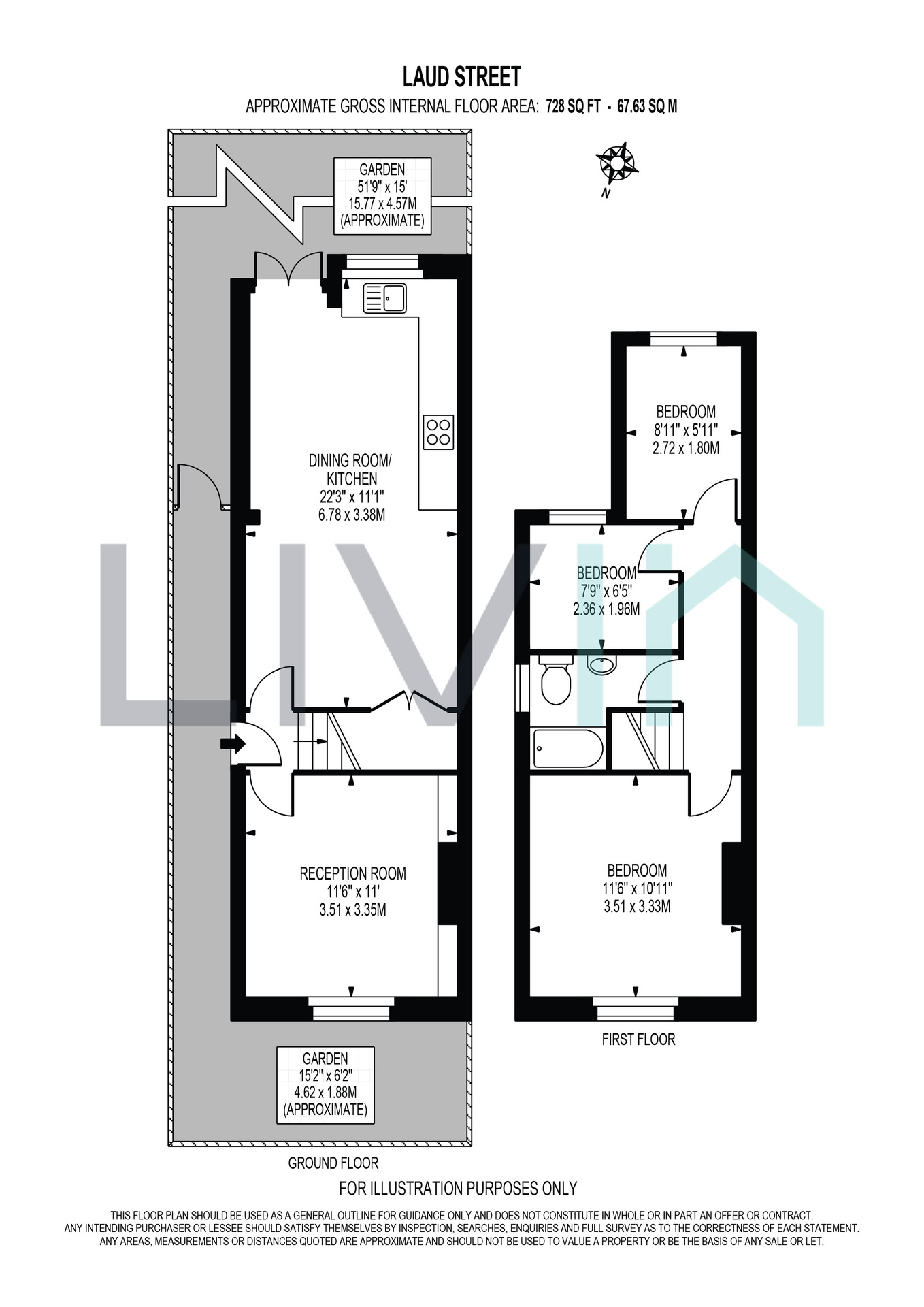 18 Laud Street, Croydon floorplan