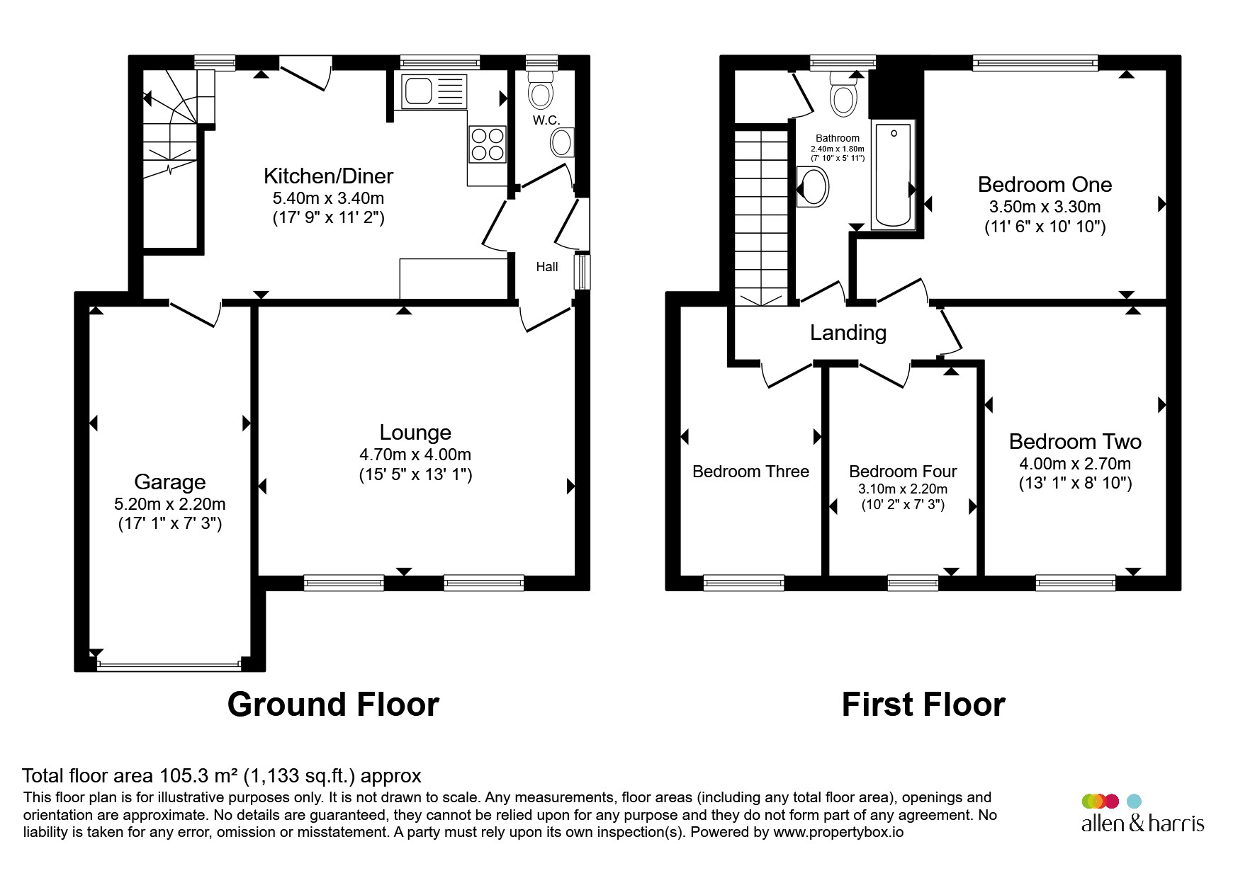 17, Chestnut Close, Frome floorplan
