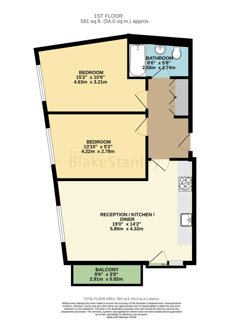 Fortescue Avenue, London floorplan