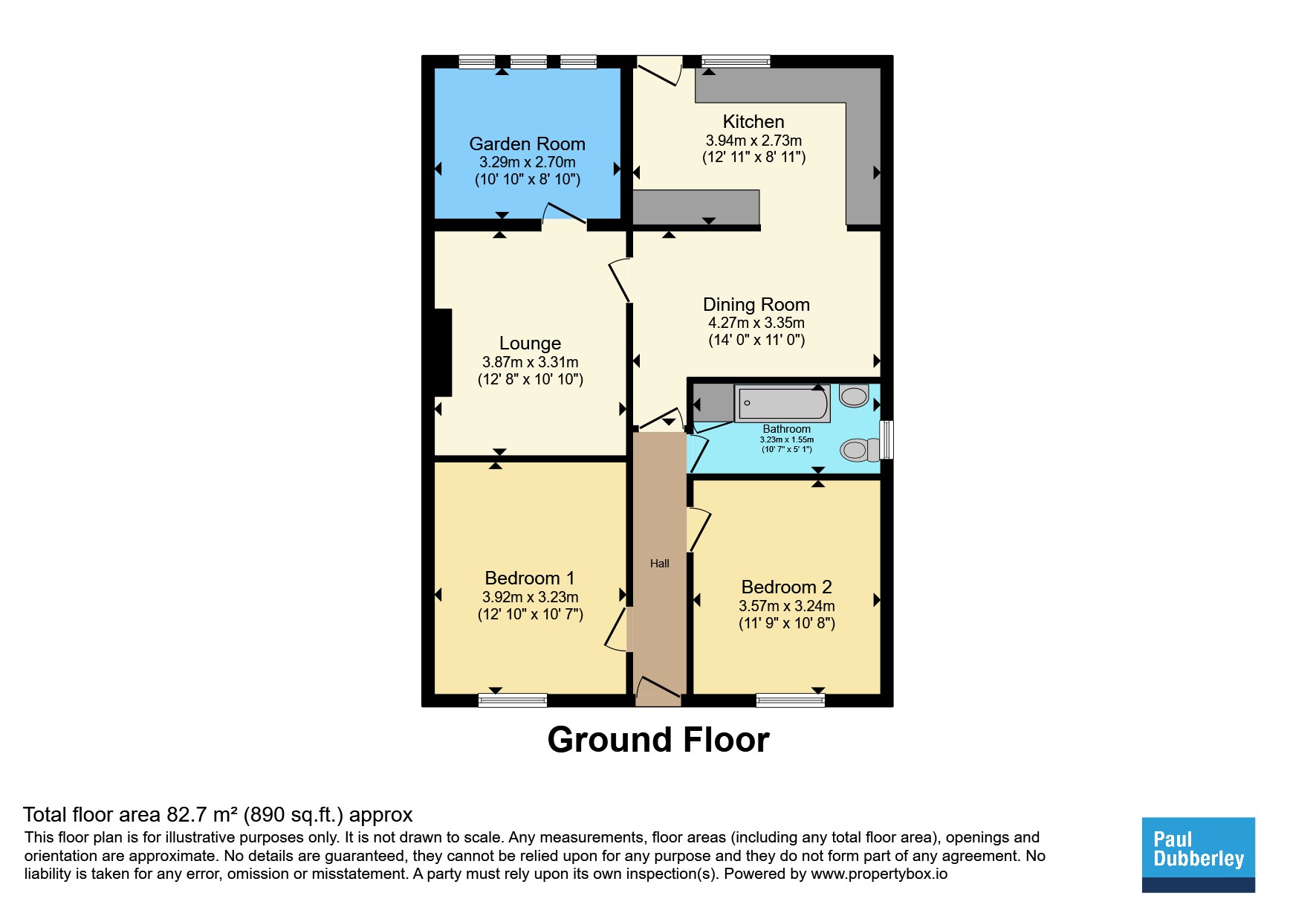 7, Green Lanes, Bilston floorplan