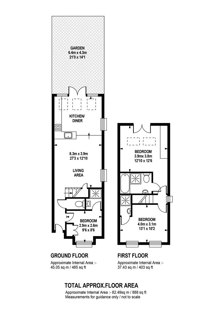 89, Scylla Road, London floorplan