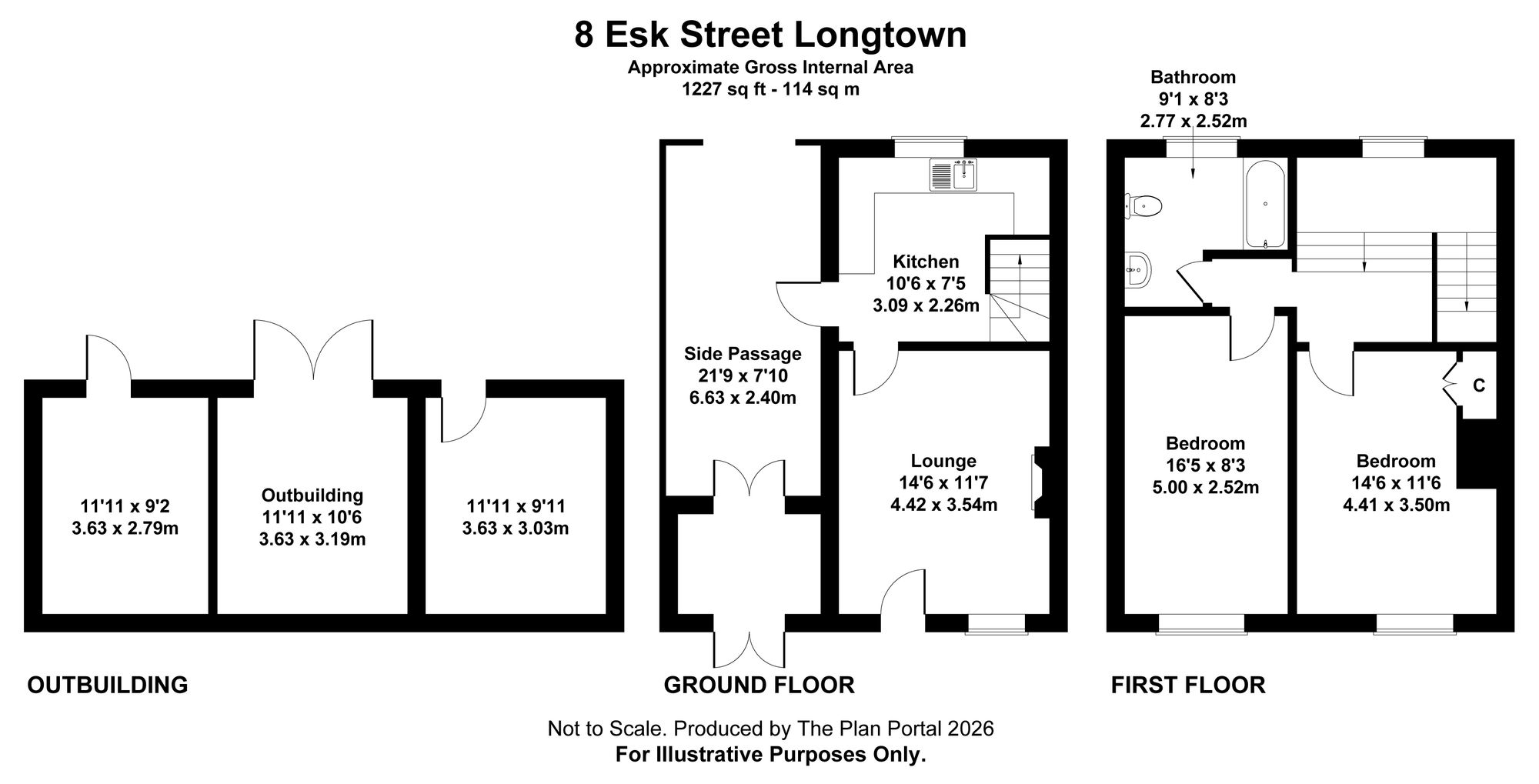 8 Esk Street, Carlisle floorplan