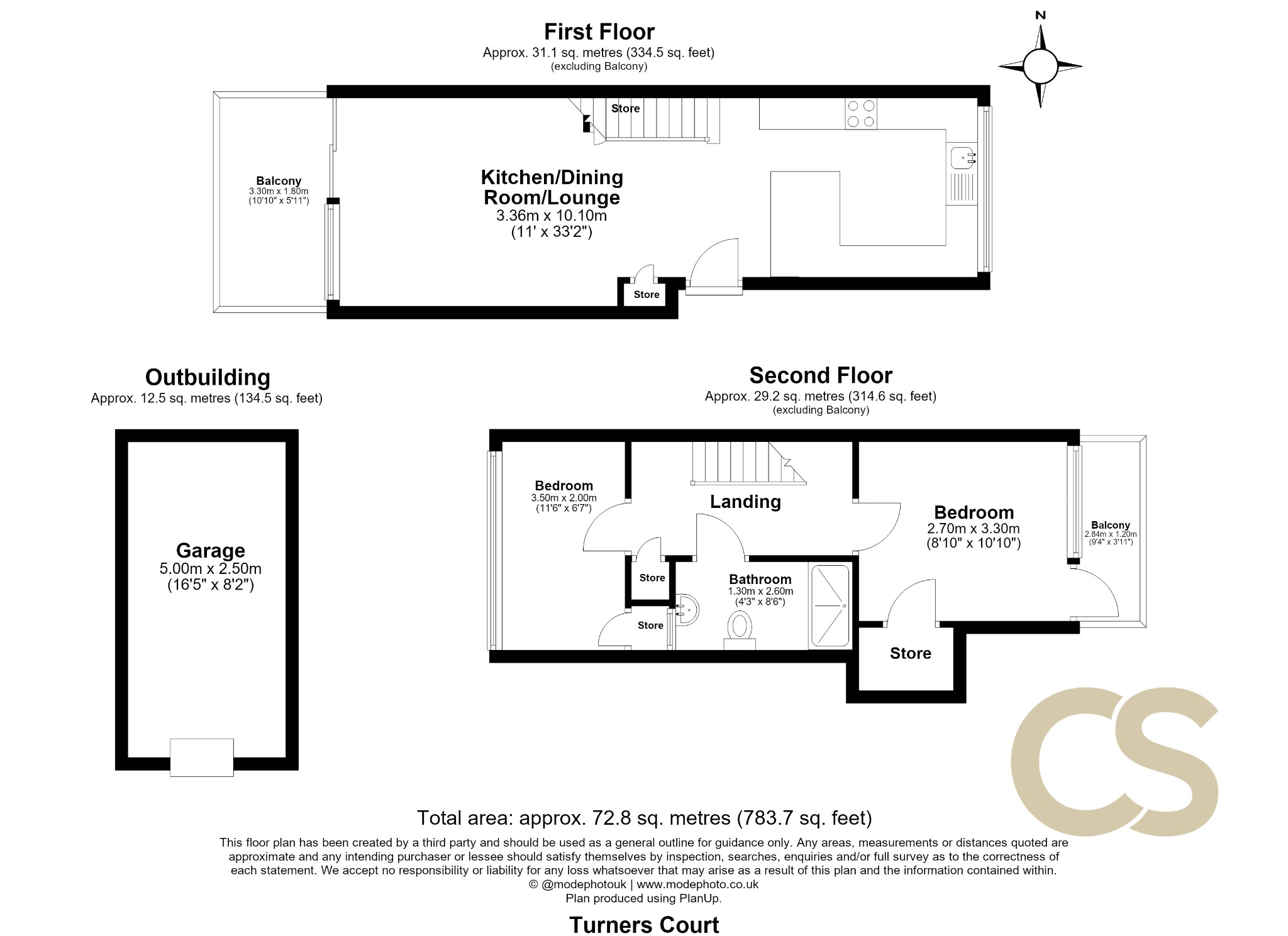 8 Turners Court, Turners Hill, Hertfordshire floorplan