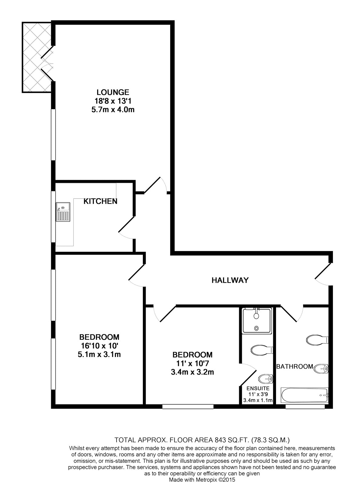 2 Bedrooms Flat to rent in Tavistock Road, Croydon CR0