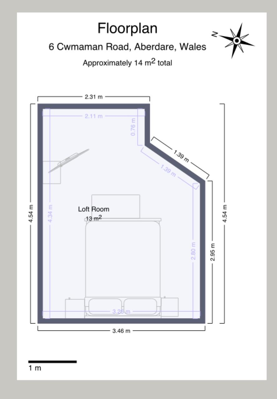 6, Cwmaman Road, Aberdare floorplan